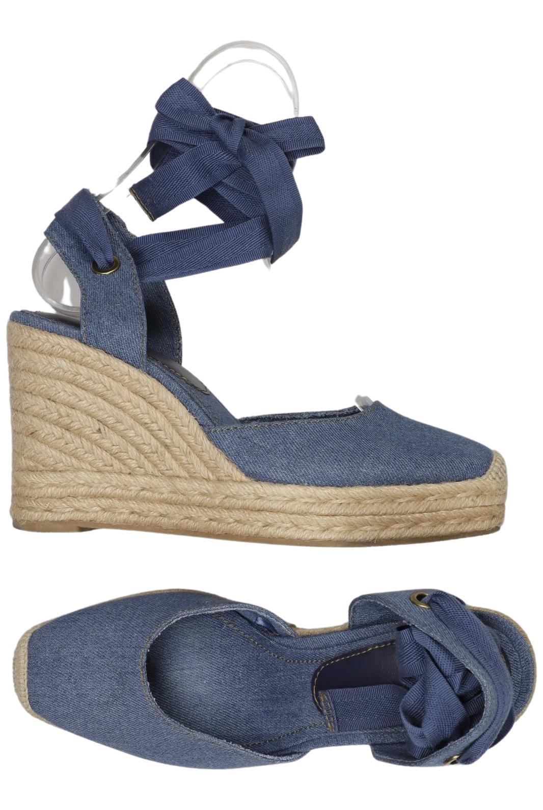 

Zara Damen Sandale, blau, Gr. 38