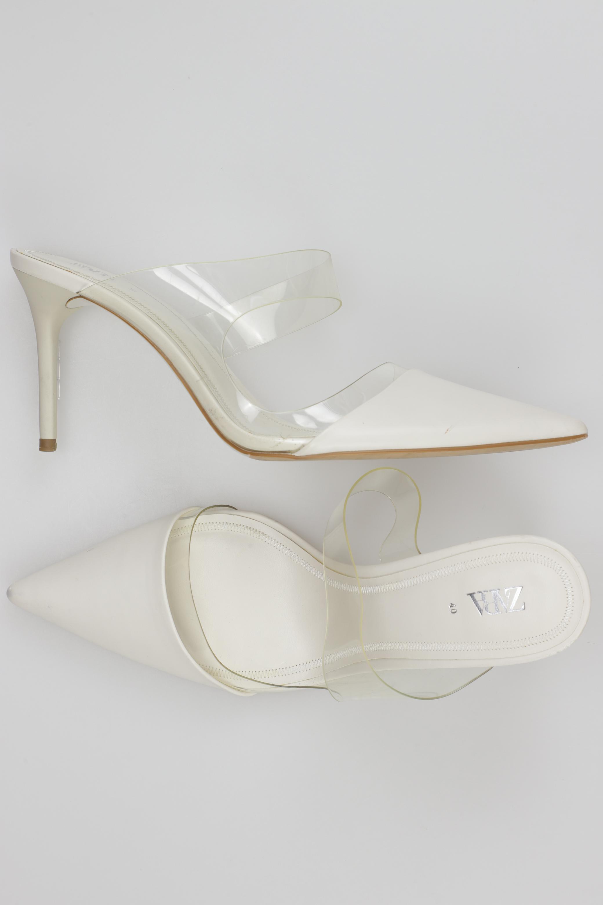 

ZARA Damen Sandale, beige