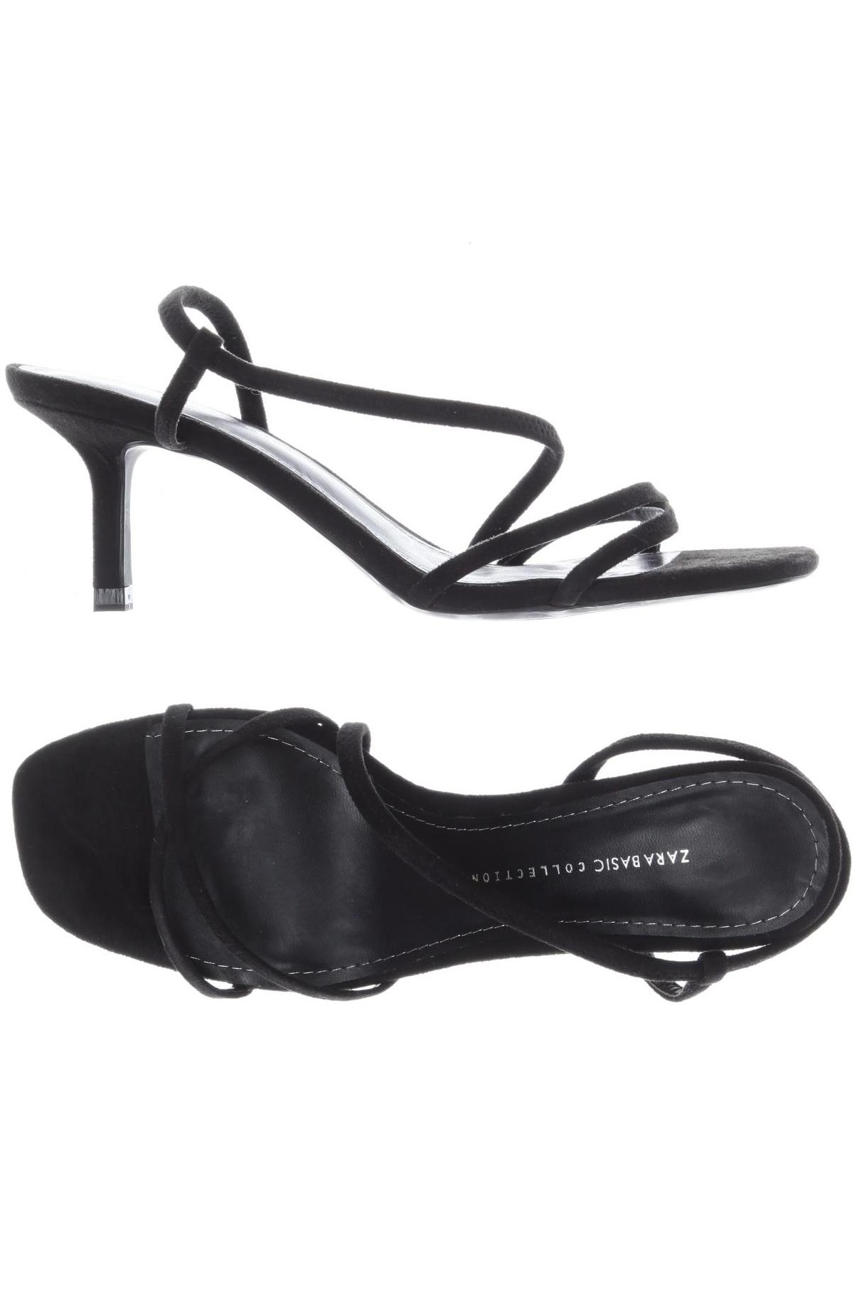 

Zara Damen Sandale, schwarz, Gr. 38