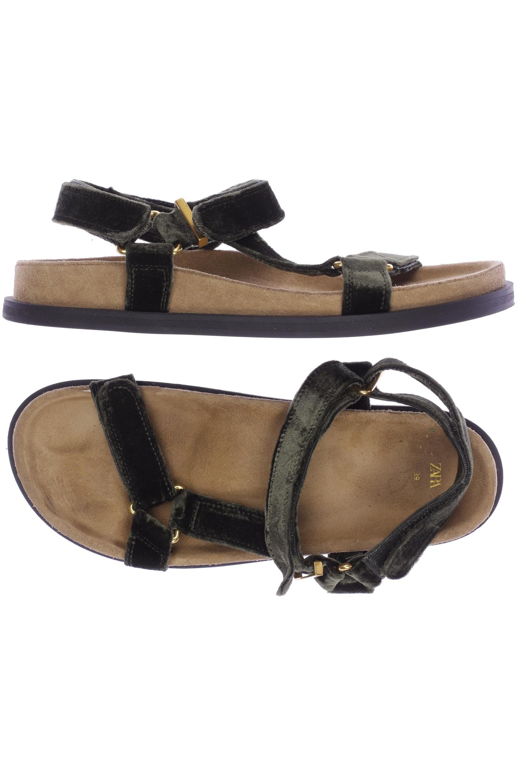 

Zara Damen Sandale, grün, Gr. 39