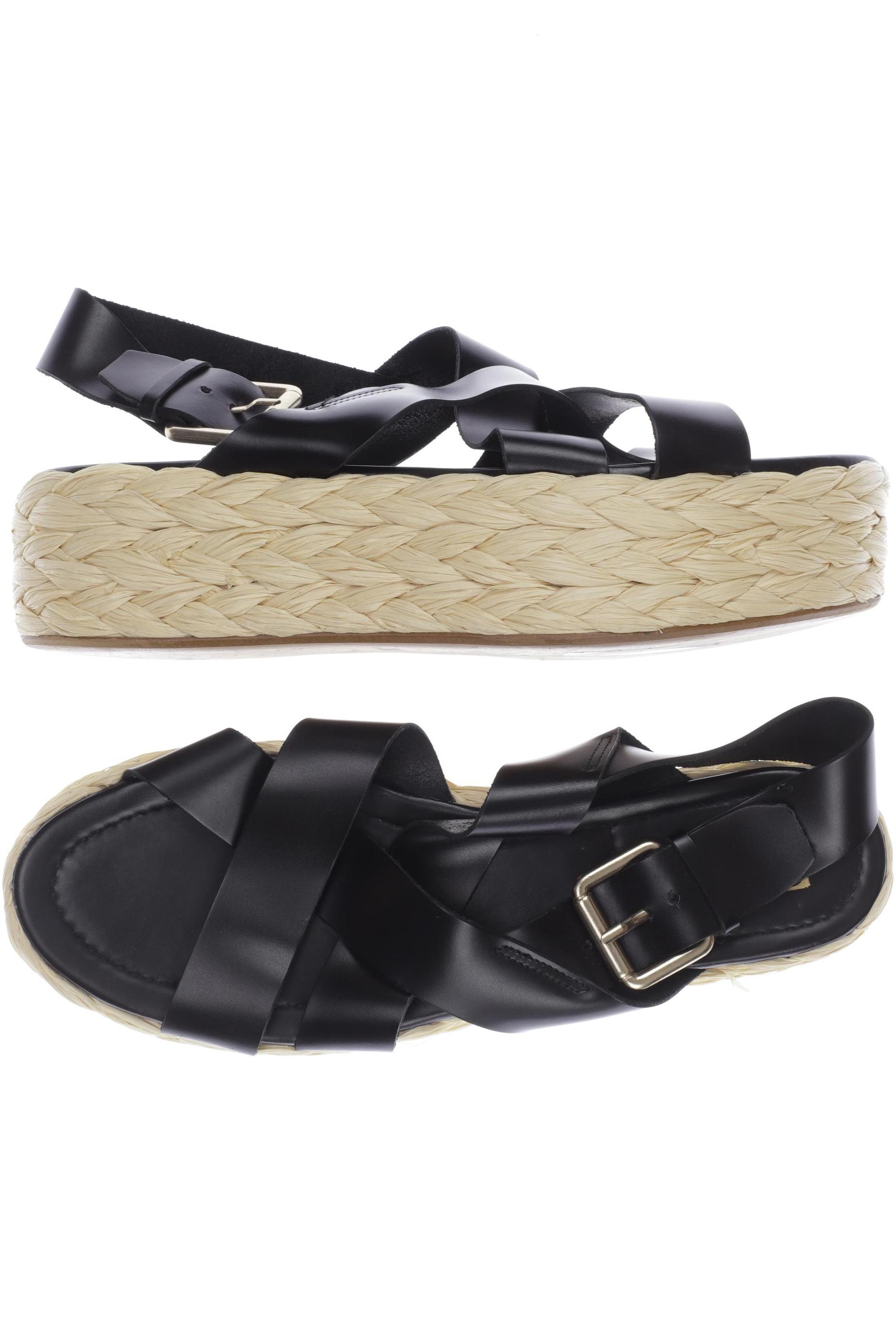 

Zara Damen Sandale, schwarz, Gr. 41