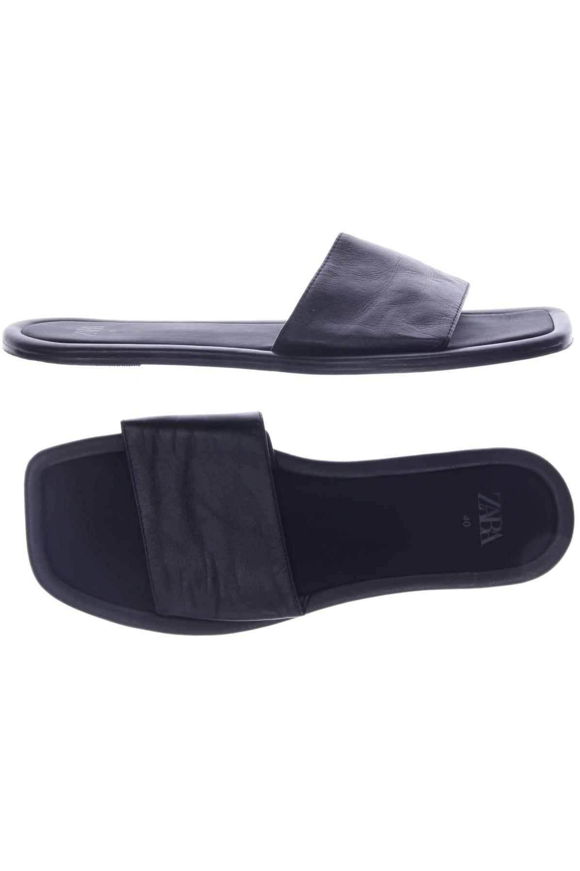 

Zara Damen Sandale, schwarz, Gr. 40