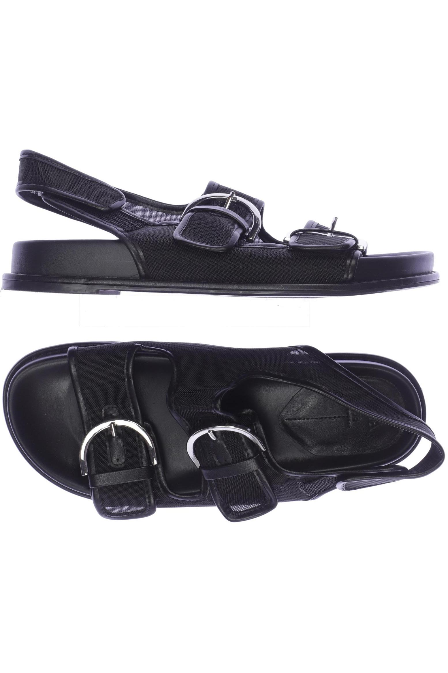 

Zara Damen Sandale, schwarz, Gr. 38