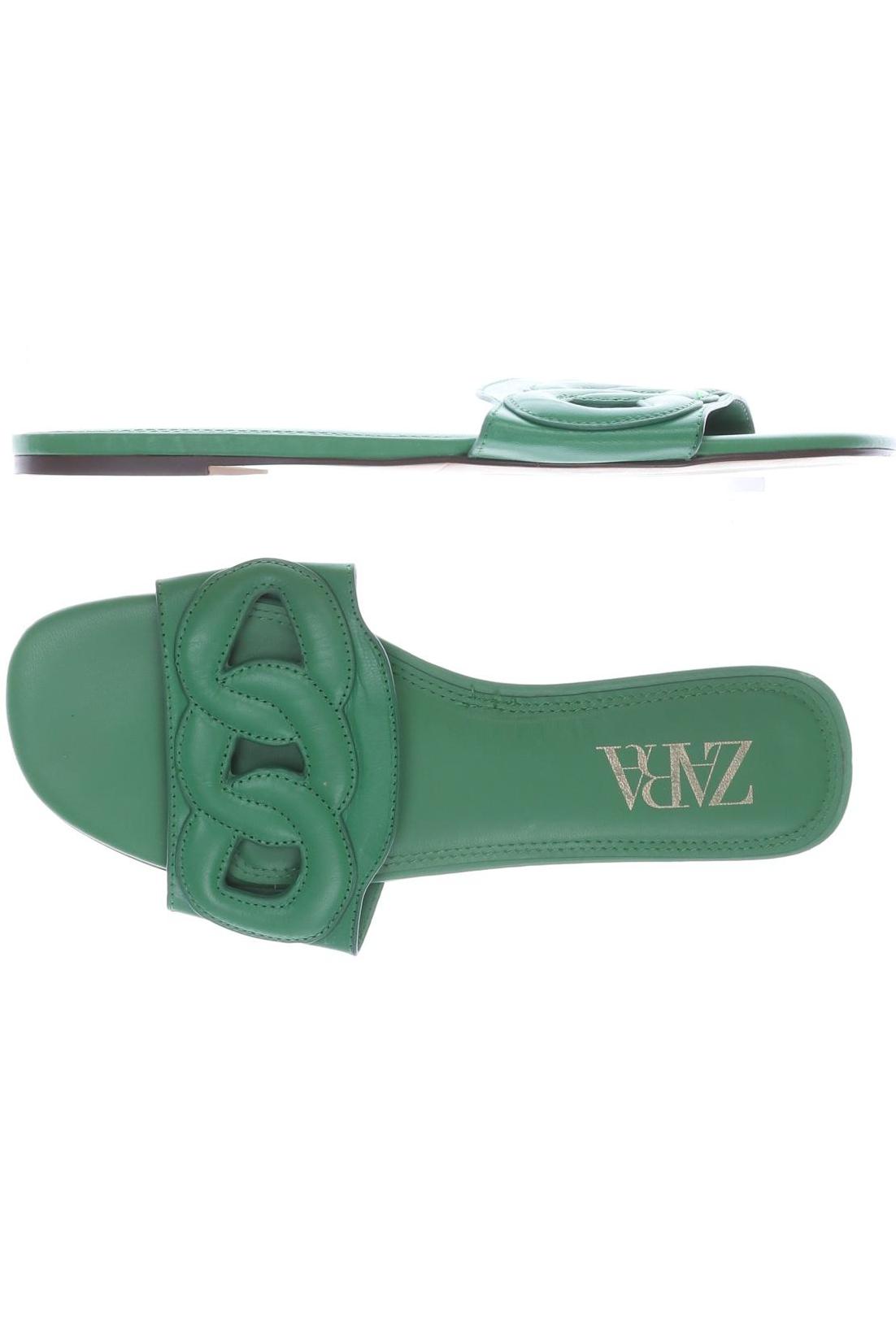 

ZARA Damen Sandale, grün