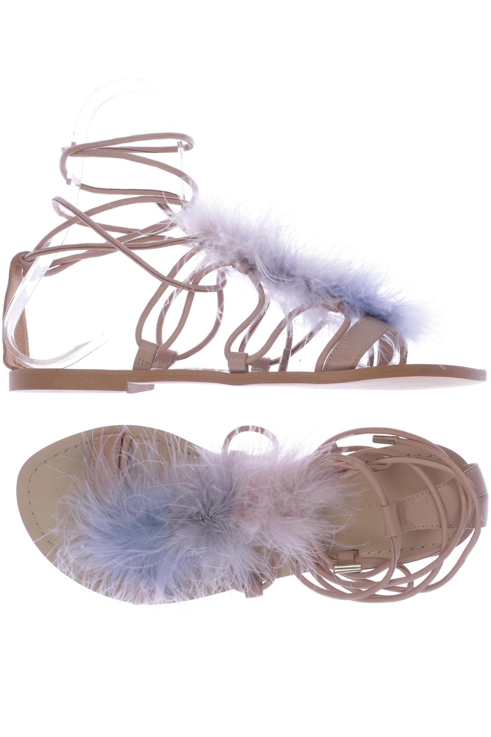 

ZARA Damen Sandale, beige