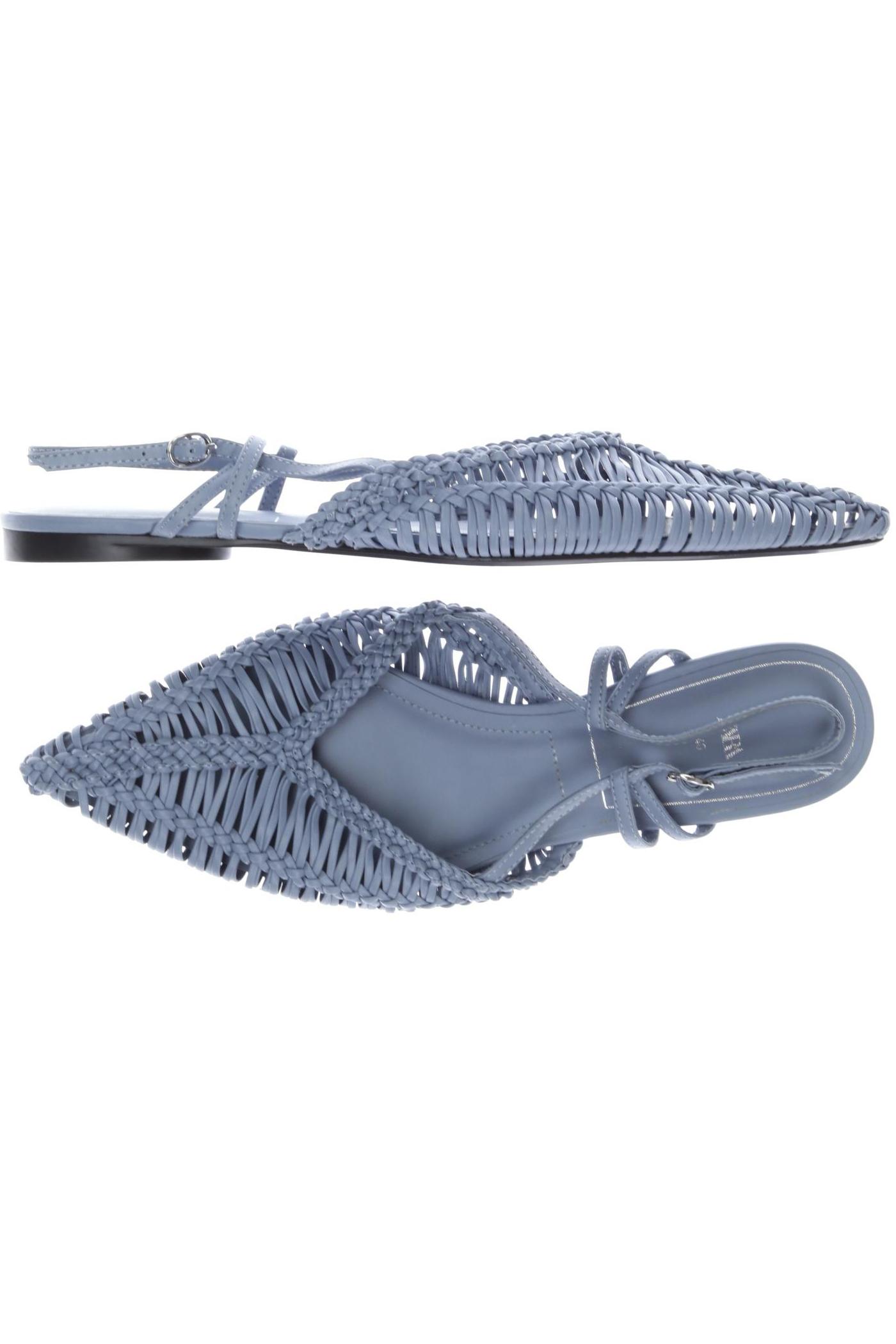 

Zara Damen Sandale, hellblau, Gr. 40