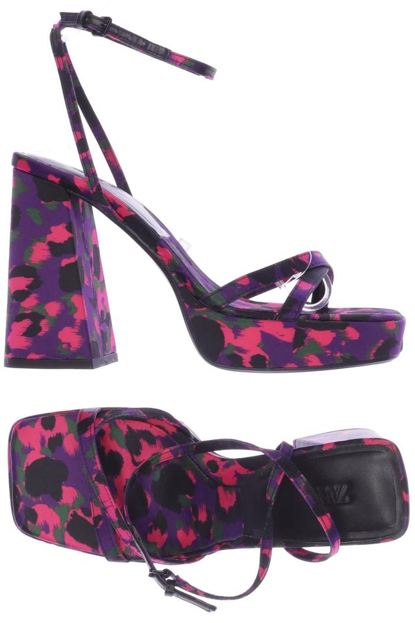 

ZARA Damen Sandale, mehrfarbig