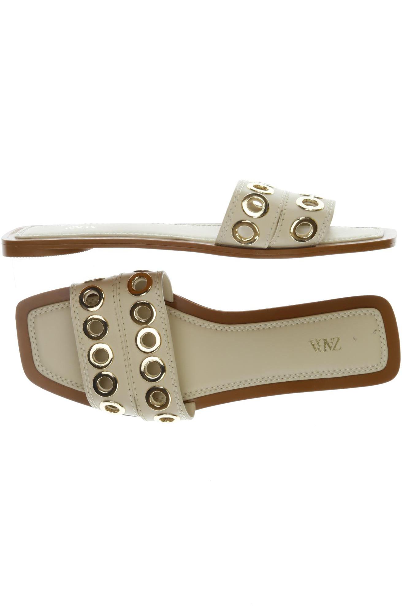 

Zara Damen Sandale, beige, Gr. 39