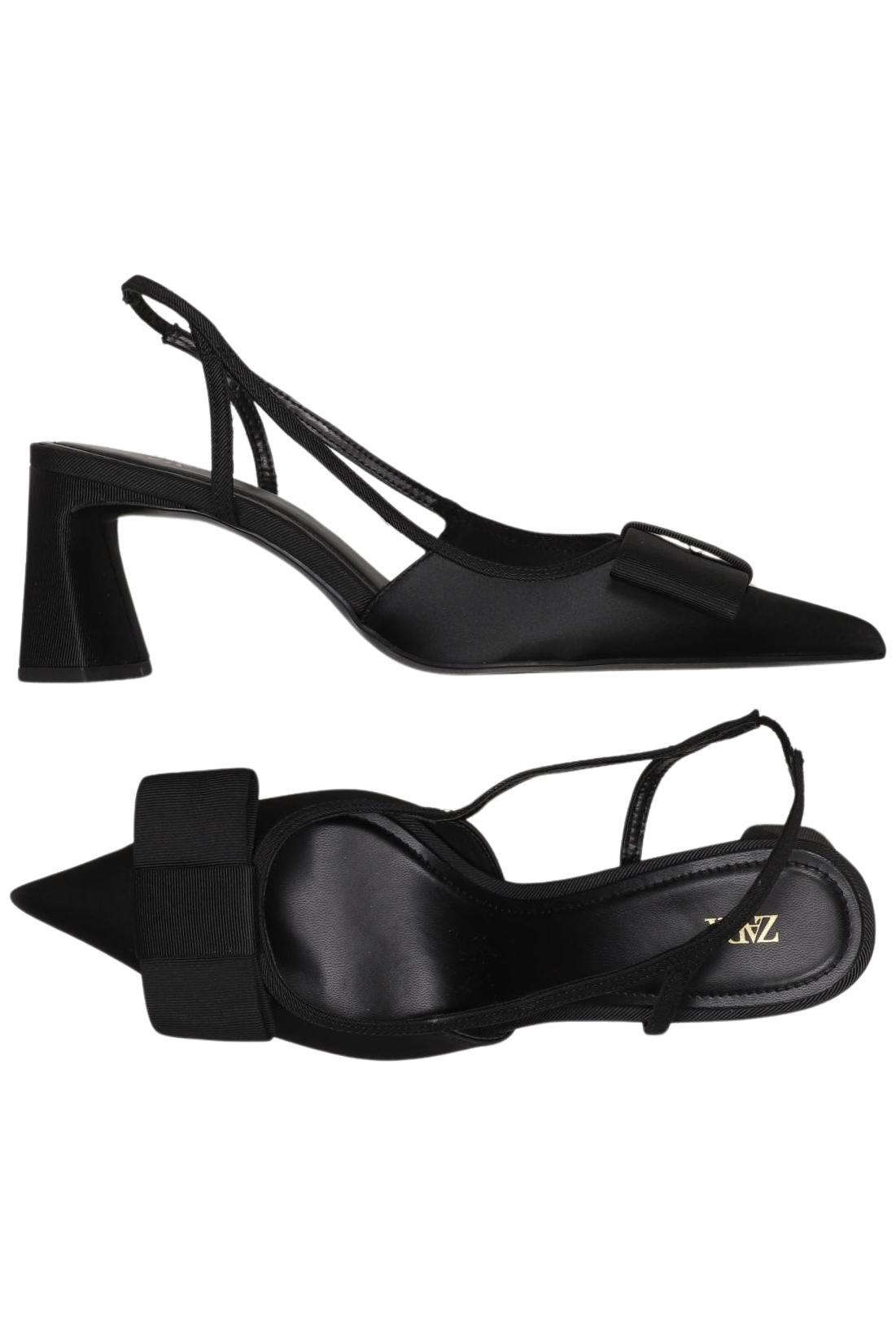 

Zara Damen Sandale, schwarz, Gr. 39