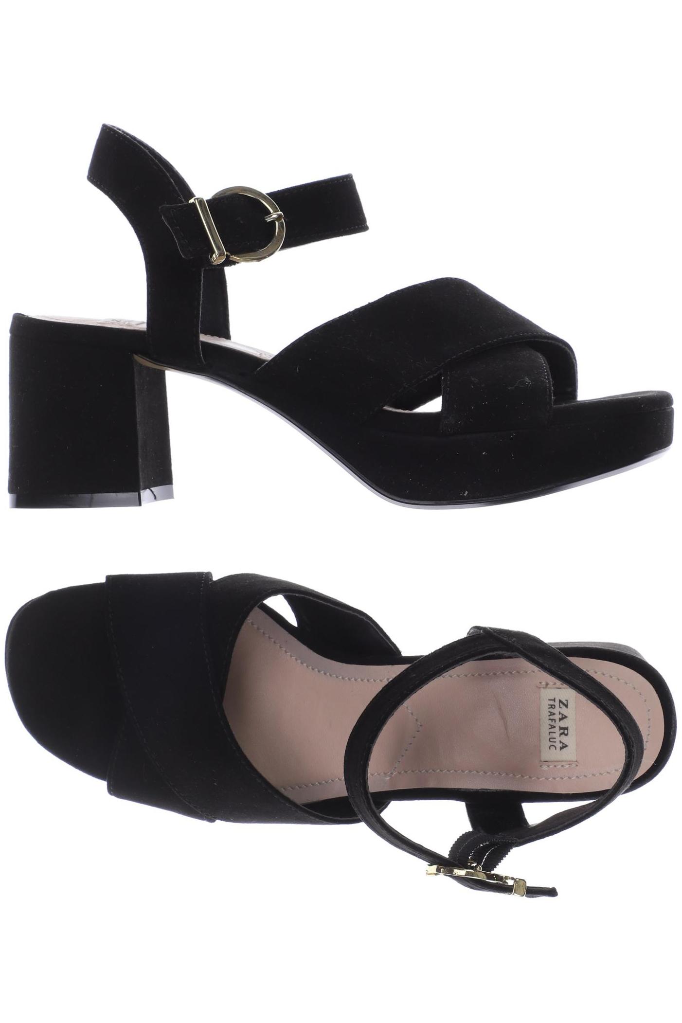 

Zara Damen Sandale, schwarz, Gr. 36