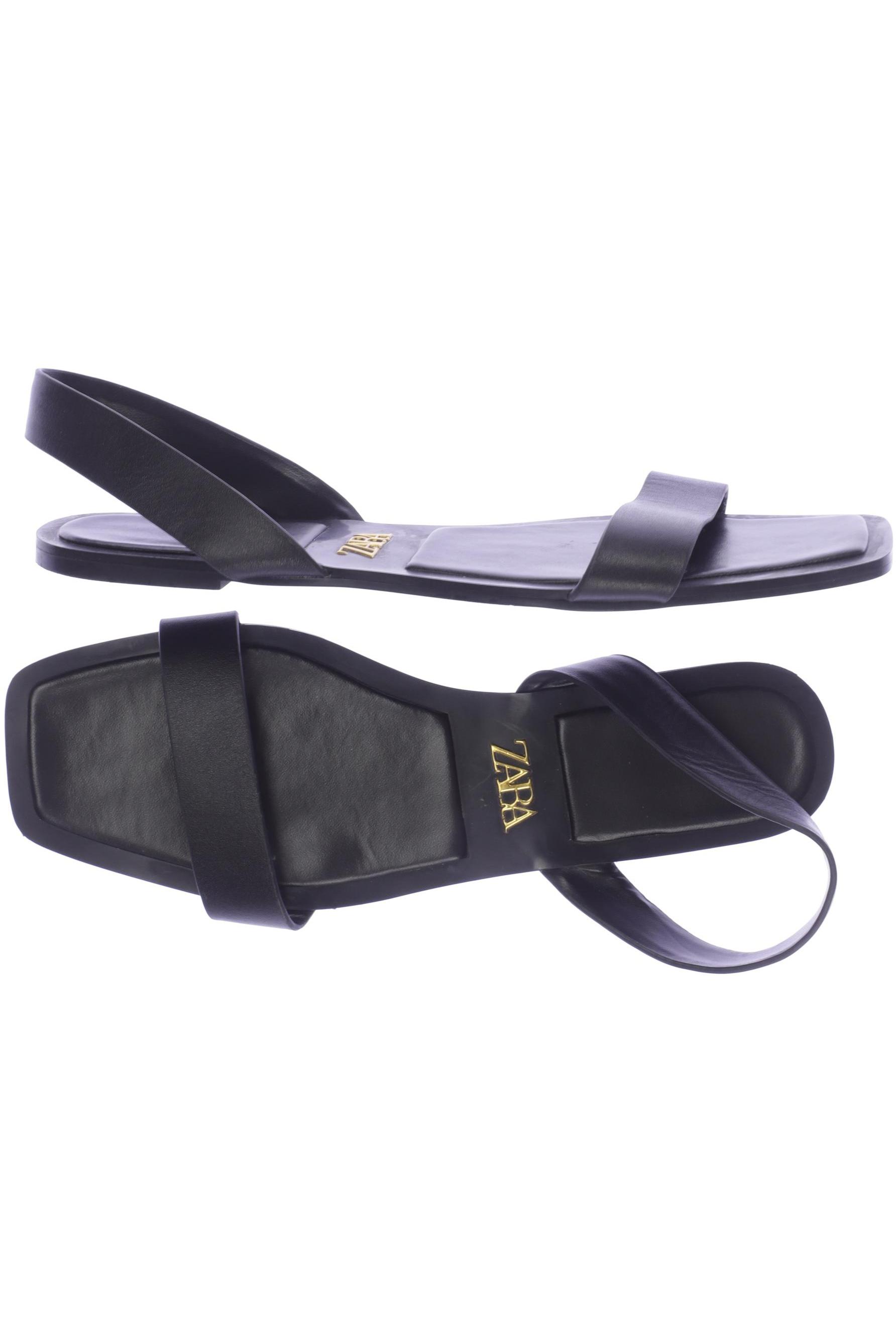 

Zara Damen Sandale, schwarz, Gr. 41