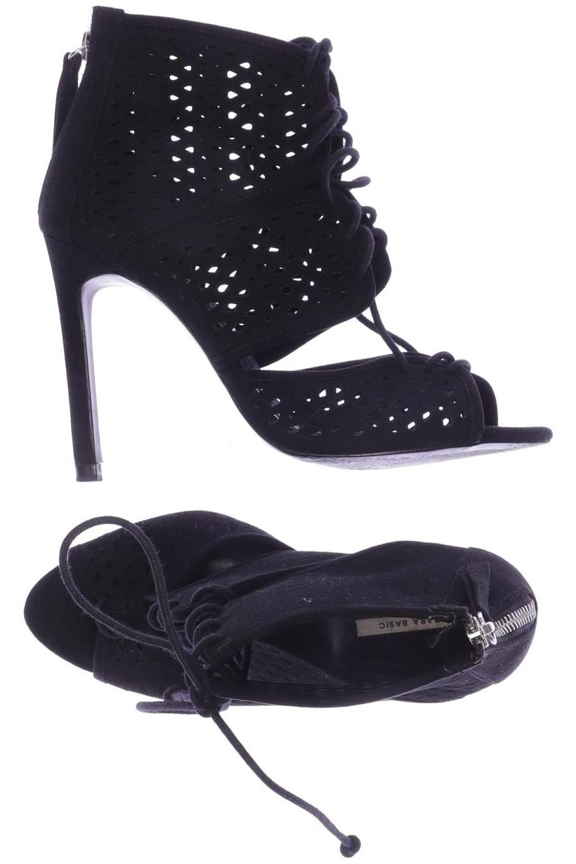 

Zara Damen Sandale, schwarz, Gr. 37