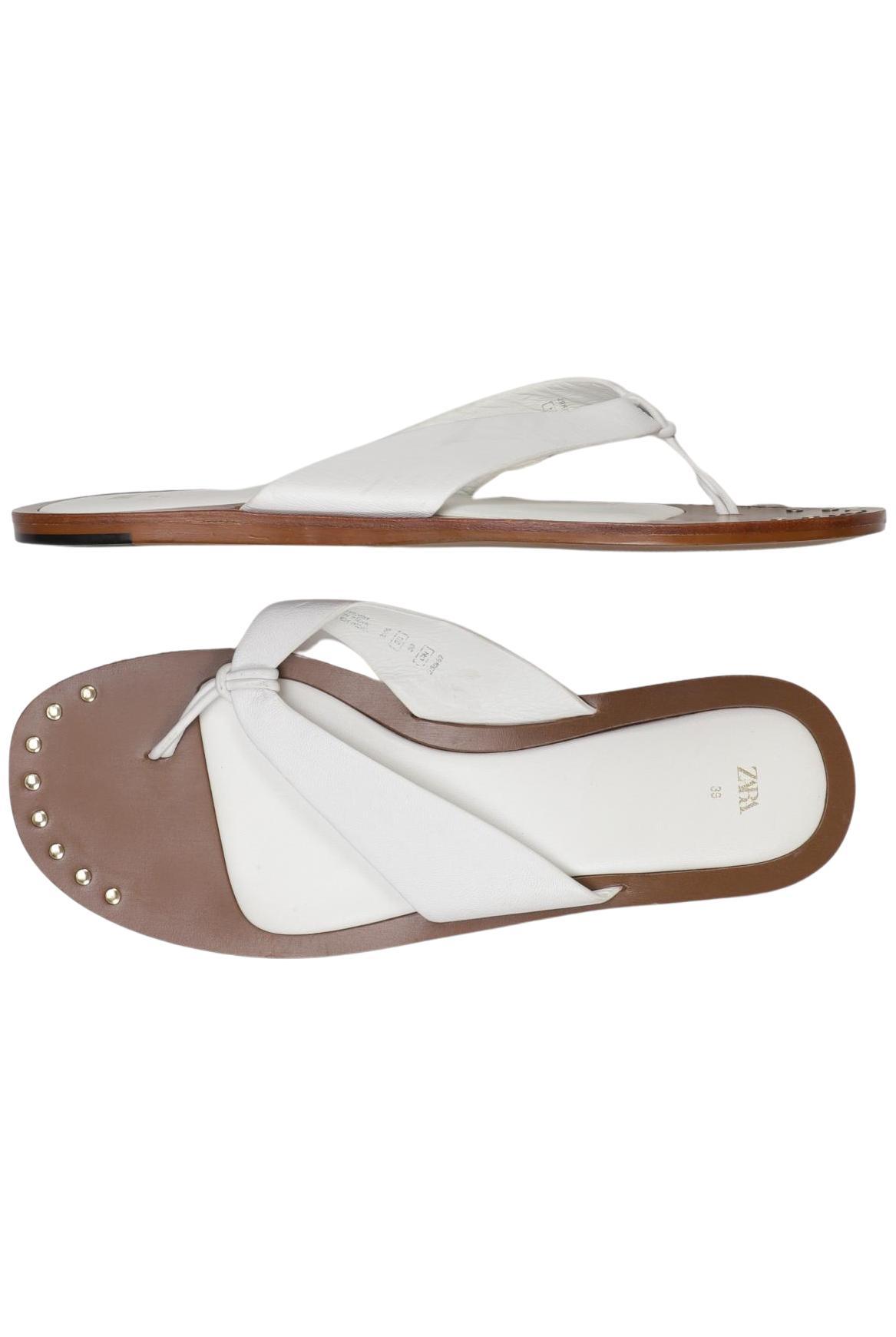 

Zara Damen Sandale, weiß, Gr. 39