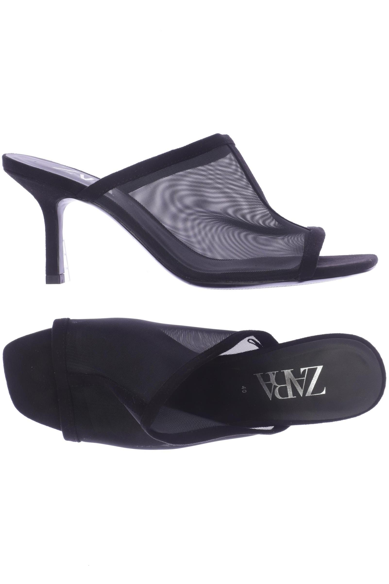 

Zara Damen Sandale, schwarz, Gr. 40