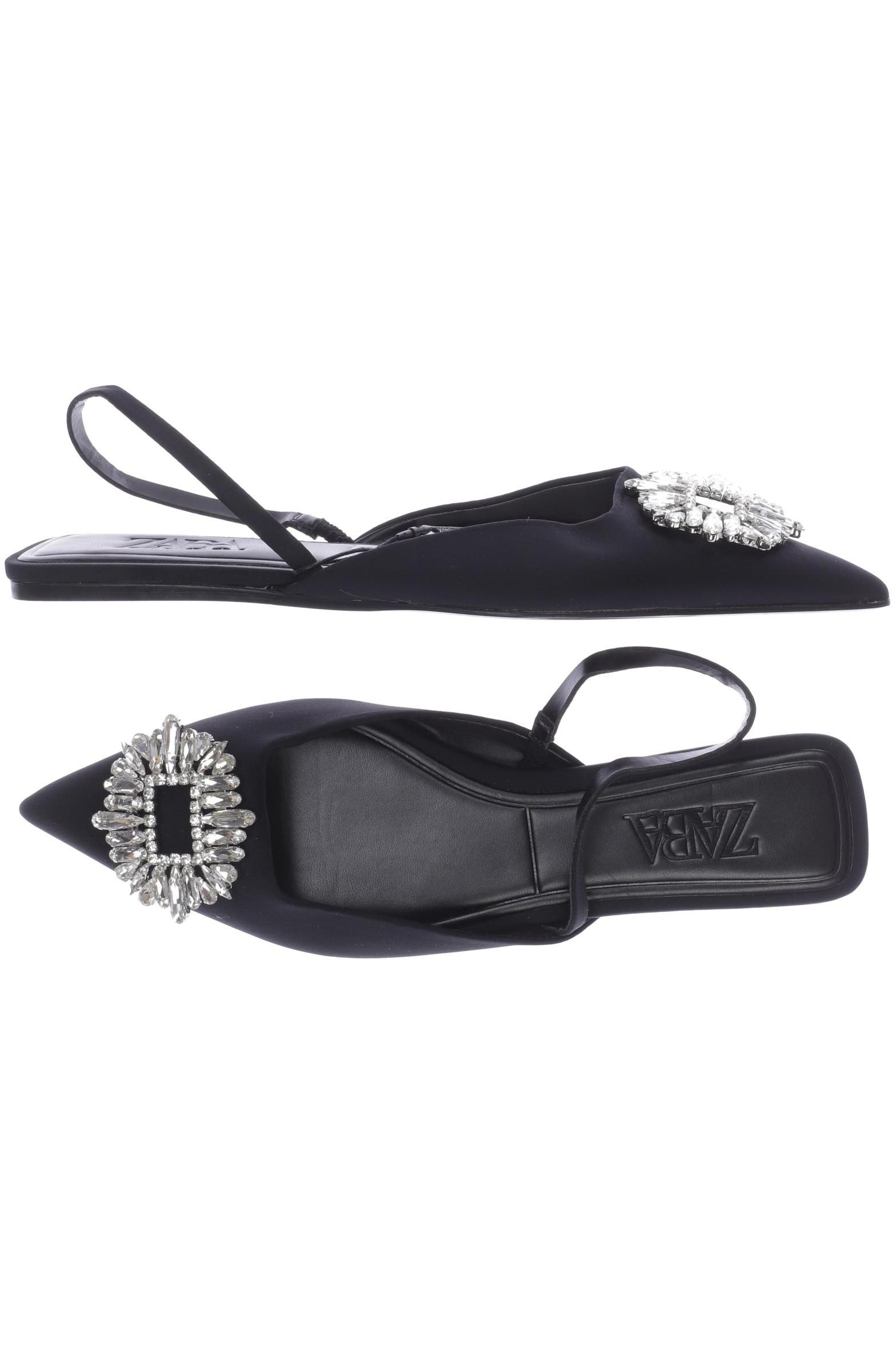 

Zara Damen Sandale, schwarz, Gr. 39