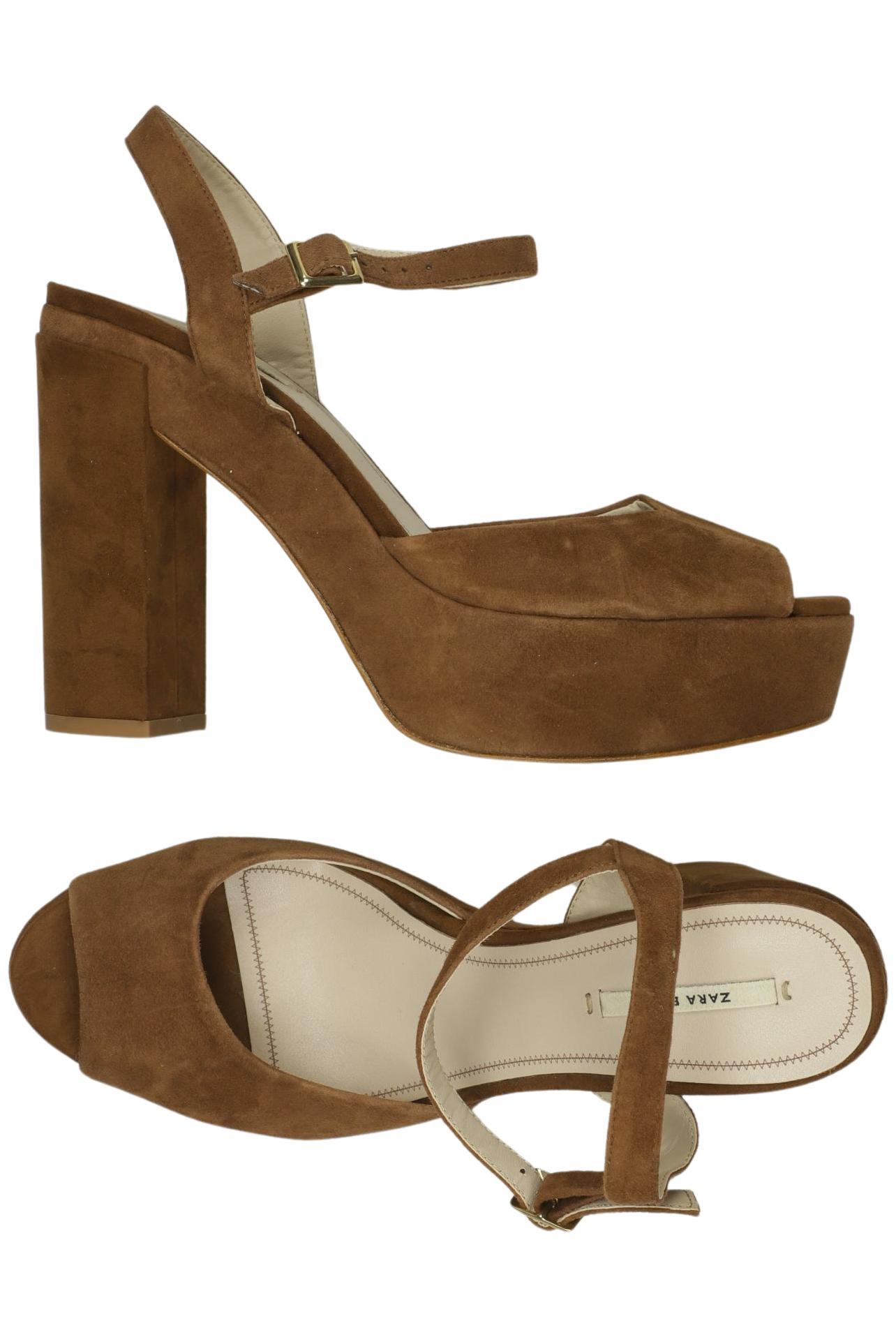 

Zara Damen Sandale, braun, Gr. 40