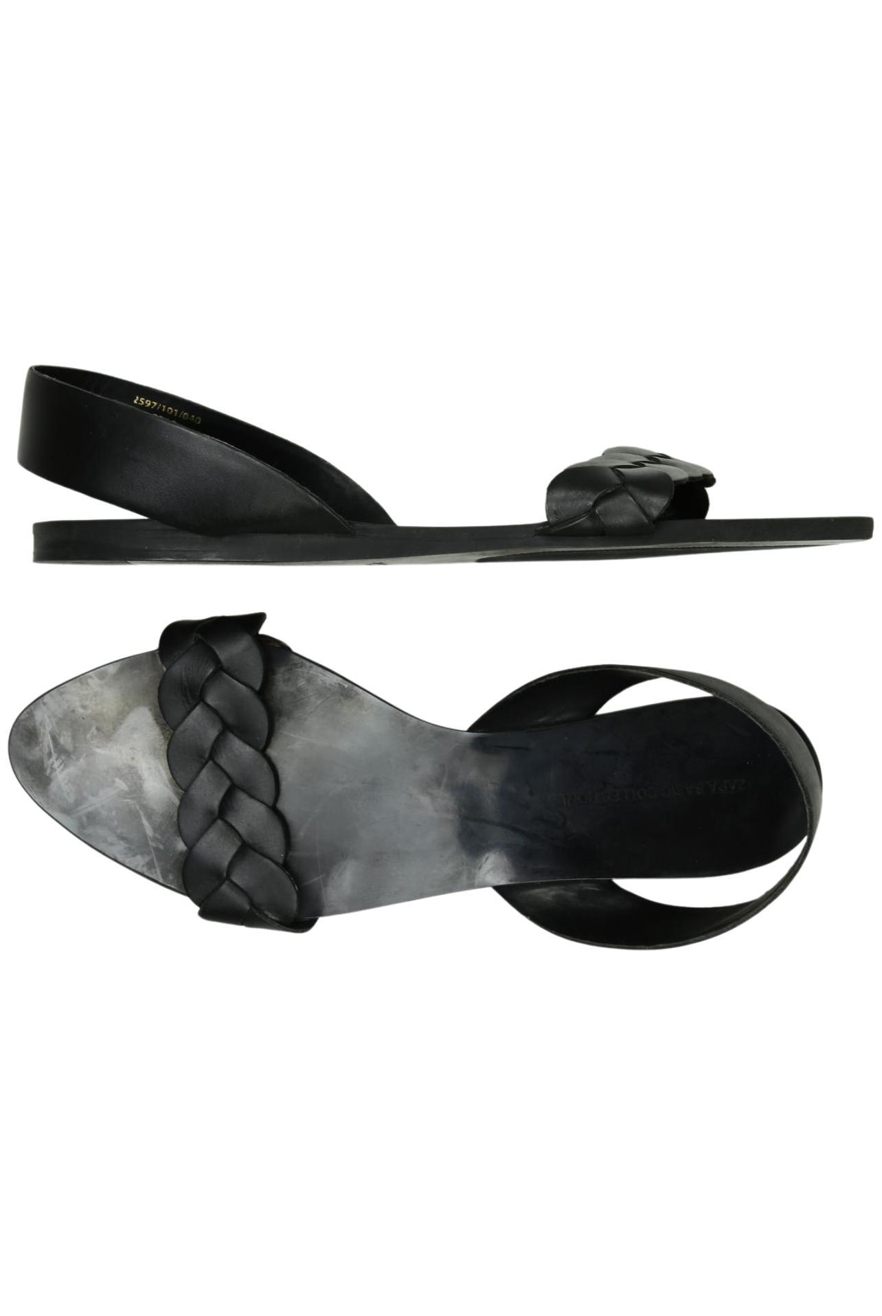 

Zara Damen Sandale, schwarz, Gr. 39