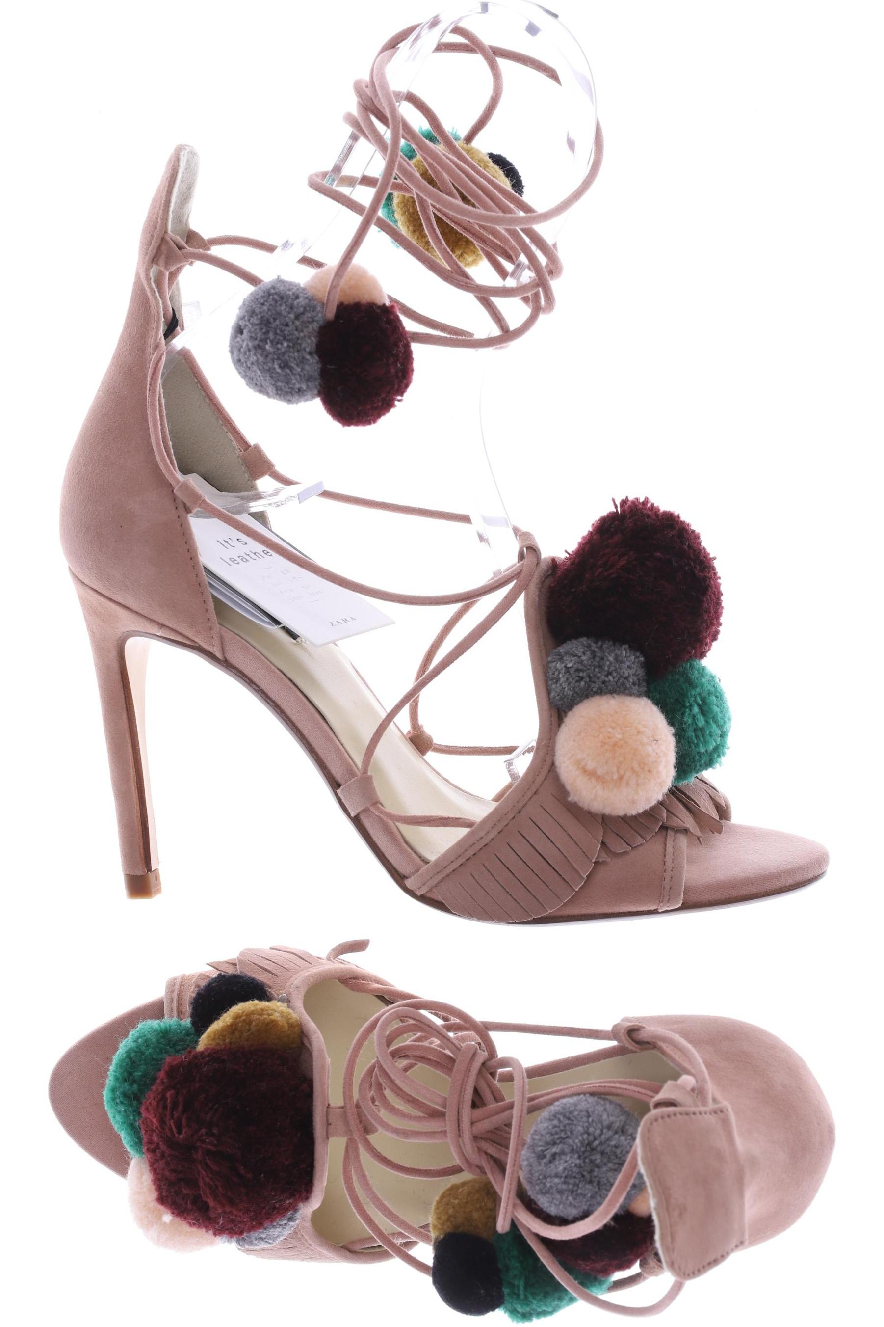 

ZARA Damen Sandale, pink