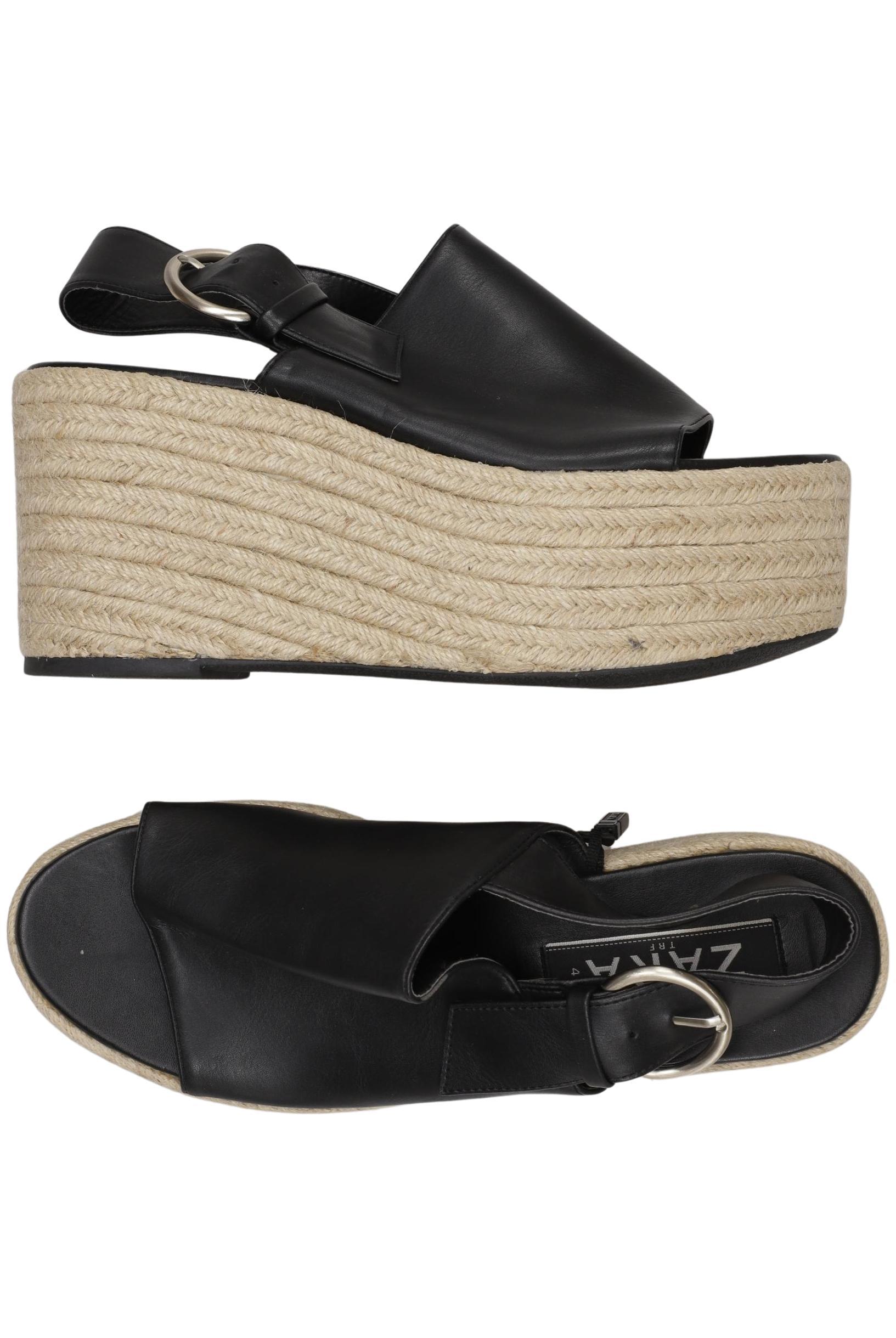 

Zara Damen Sandale, schwarz, Gr. 41
