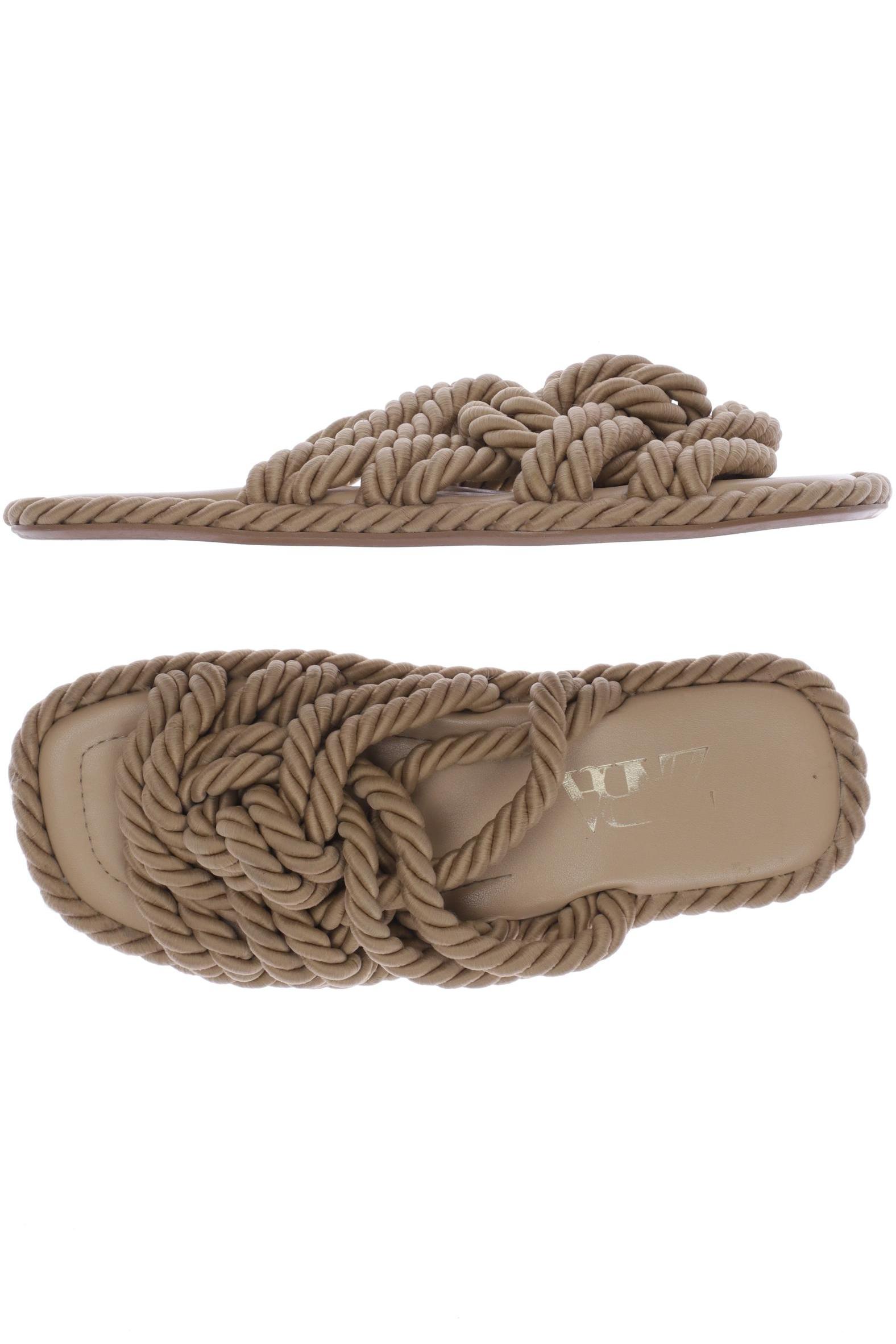 

ZARA Damen Sandale, beige