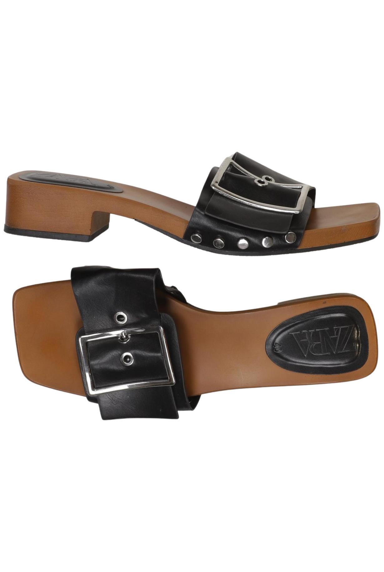 

Zara Damen Sandale, schwarz, Gr. 40