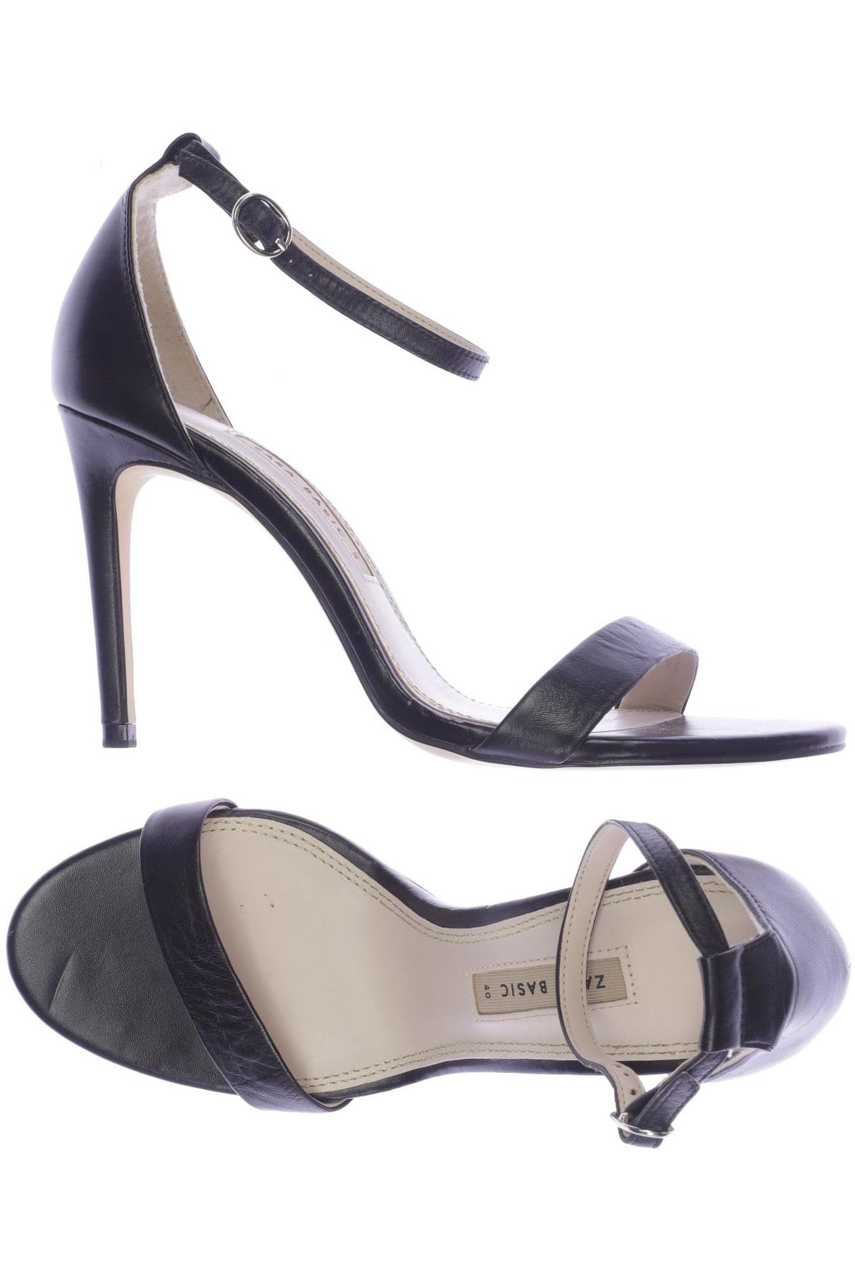 

ZARA Damen Sandale, schwarz