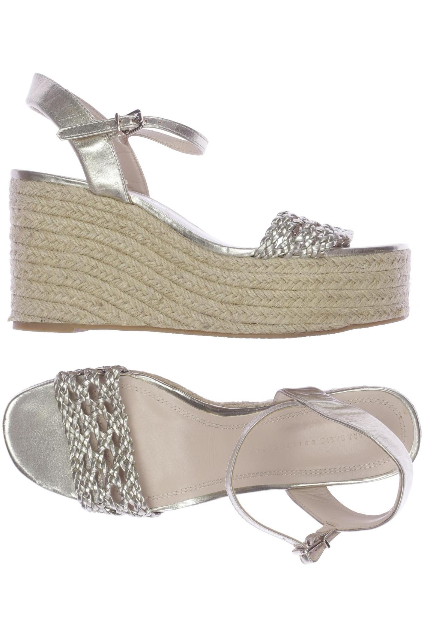

Zara Damen Sandale, gold, Gr. 39