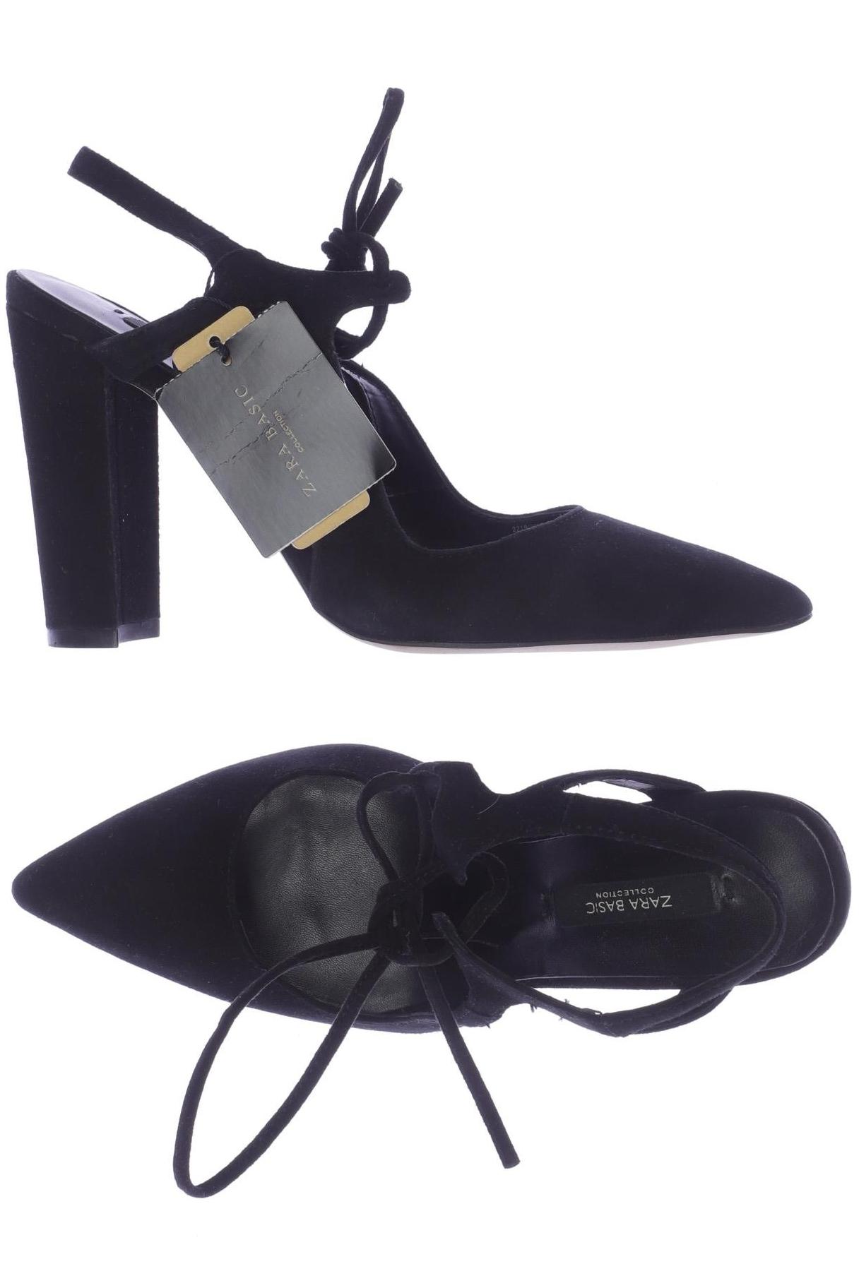 

Zara Damen Sandale, schwarz, Gr. 37