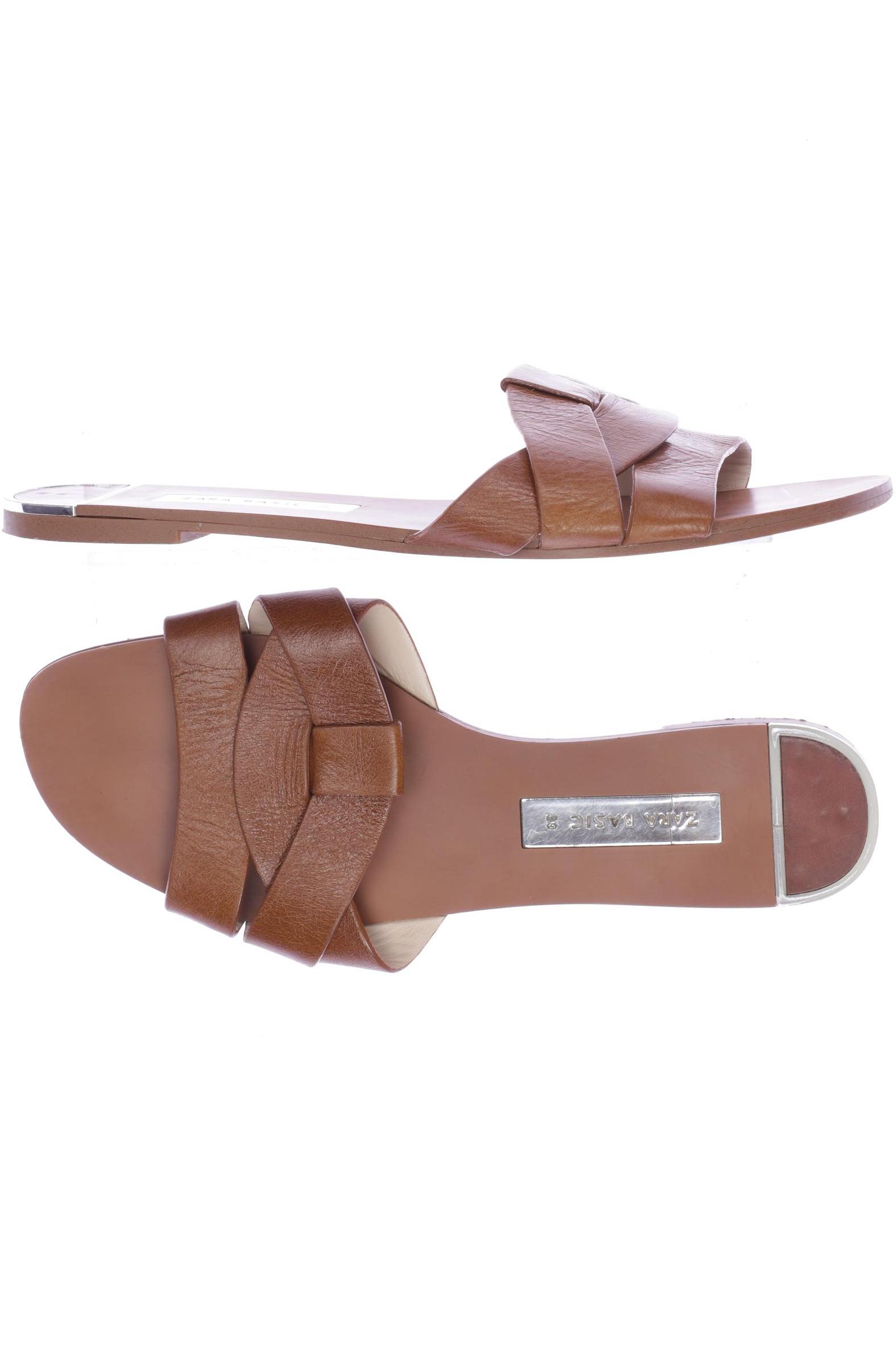 

Zara Damen Sandale, braun, Gr. 39