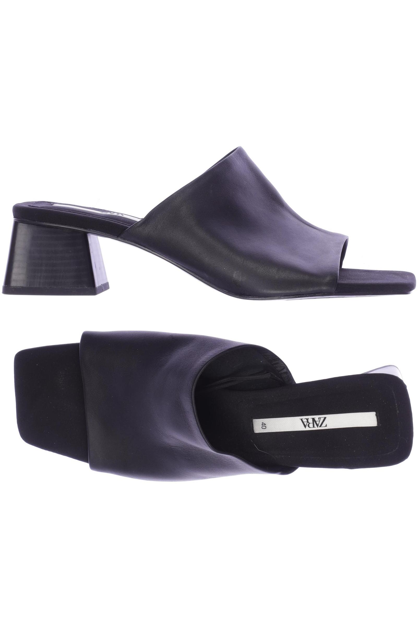 

Zara Damen Sandale, schwarz, Gr. 40