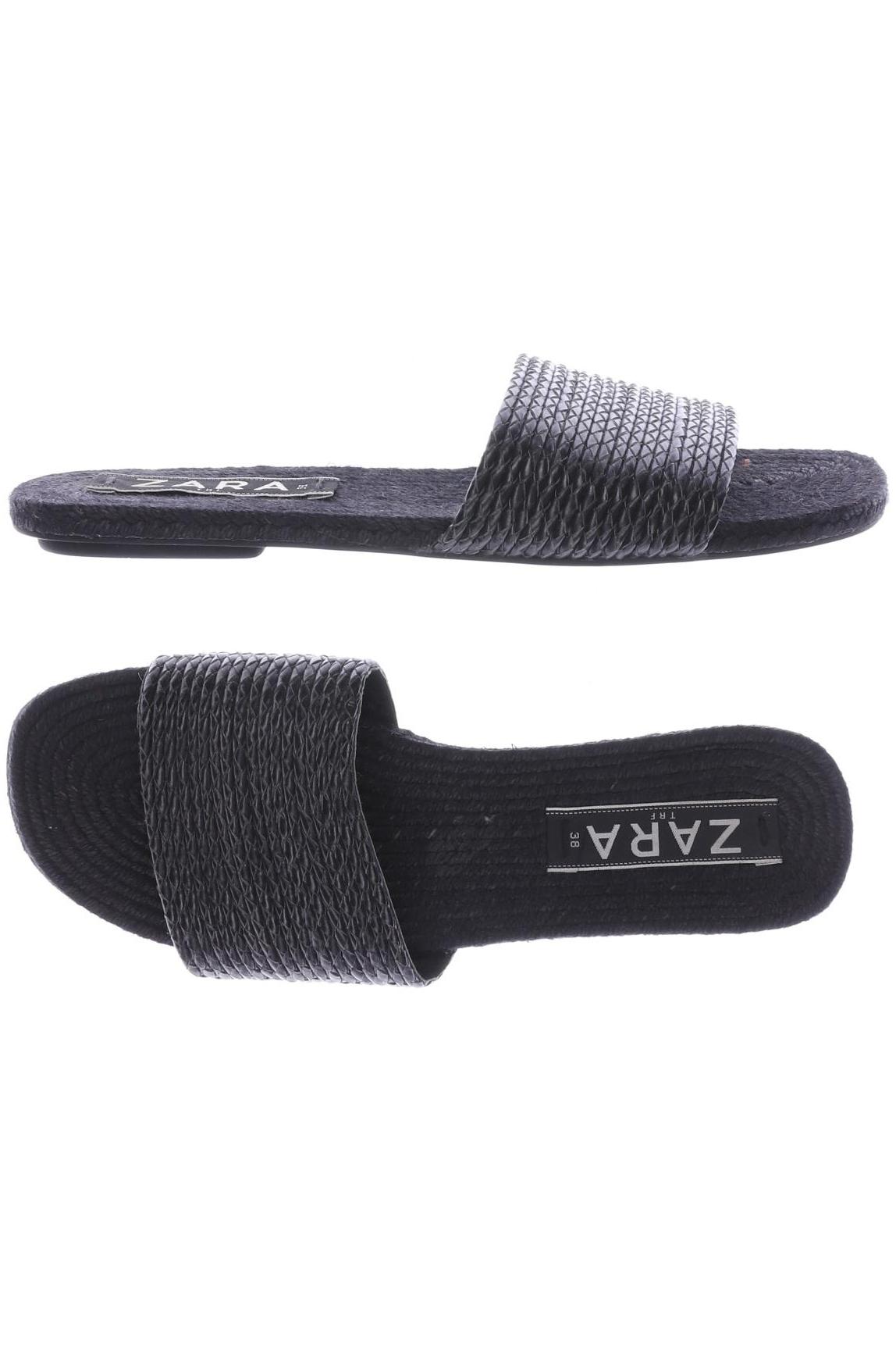 

ZARA Damen Sandale, schwarz