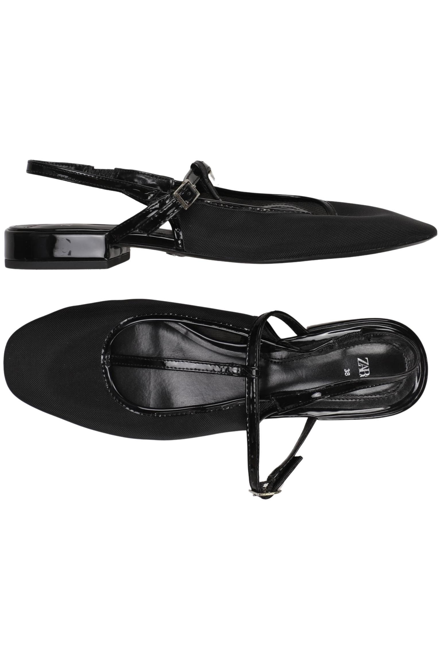 

Zara Damen Sandale, schwarz, Gr. 38