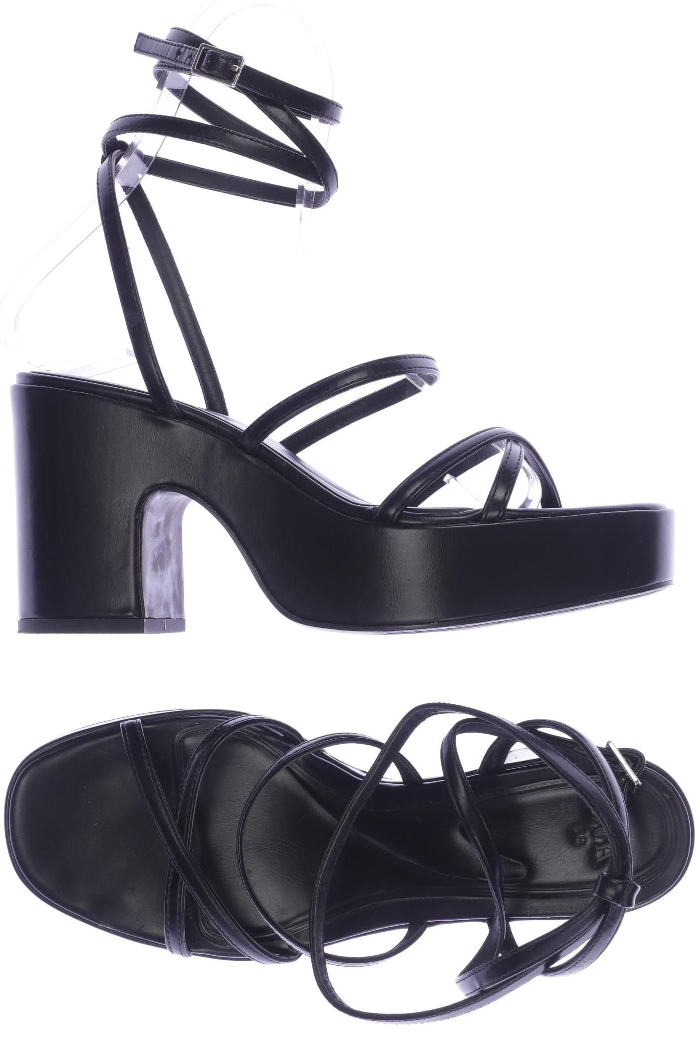 

ZARA Damen Sandale, schwarz