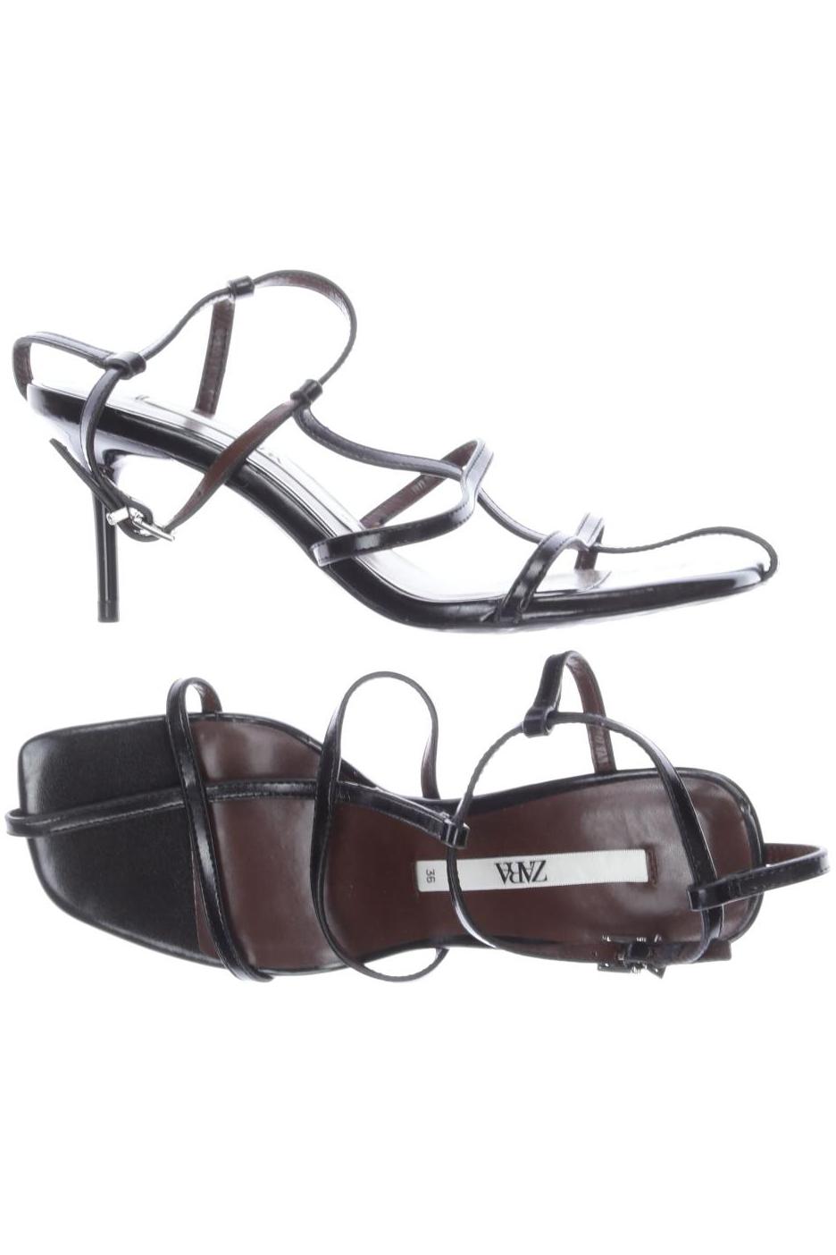 

Zara Damen Sandale, schwarz, Gr. 36