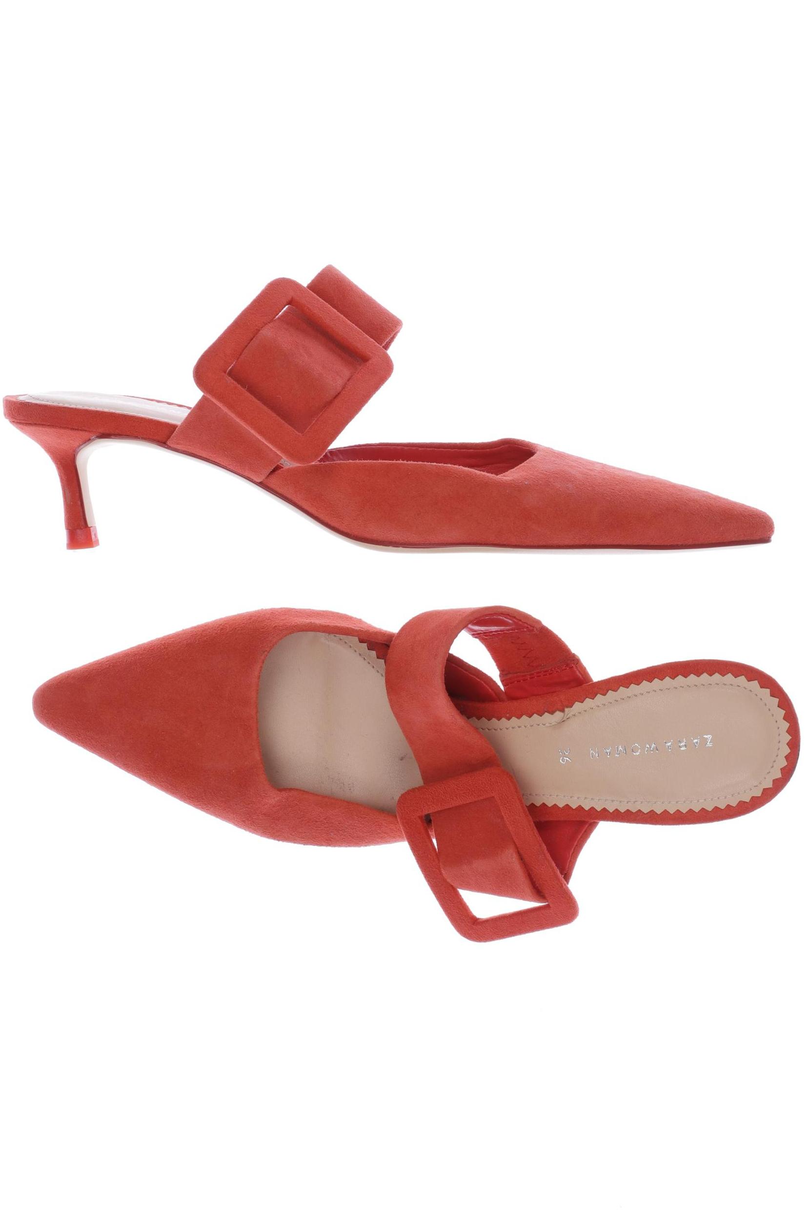 

ZARA Damen Sandale, rot