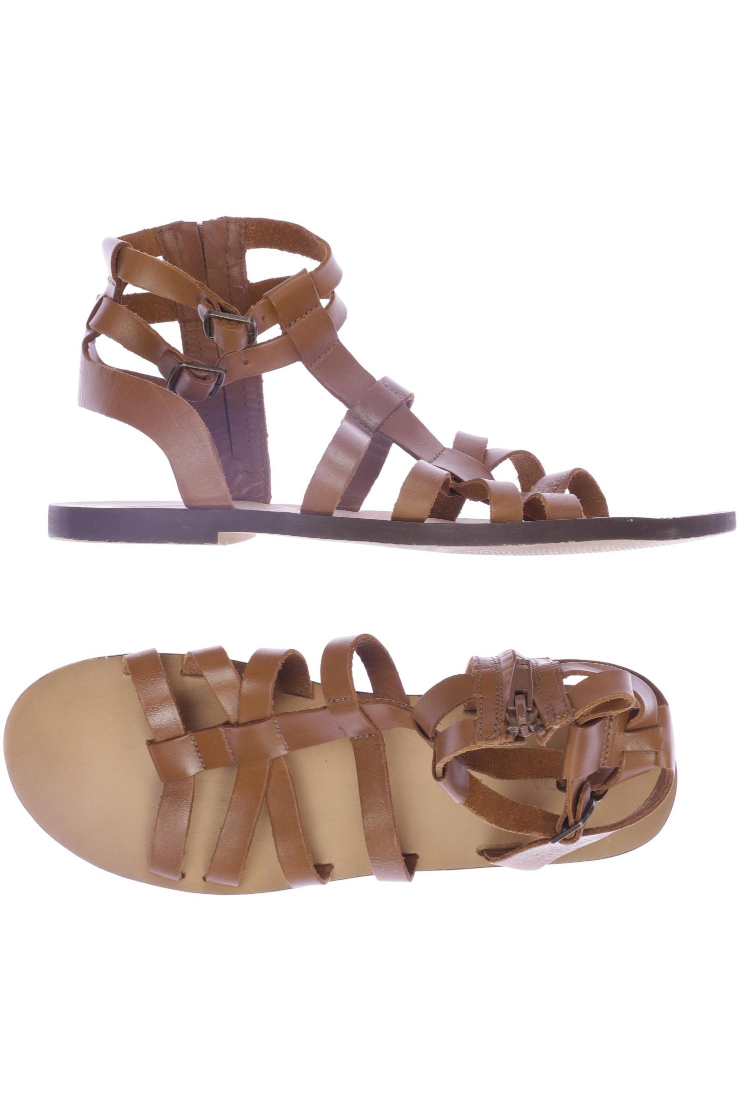 

Zara Damen Sandale, braun, Gr. 39