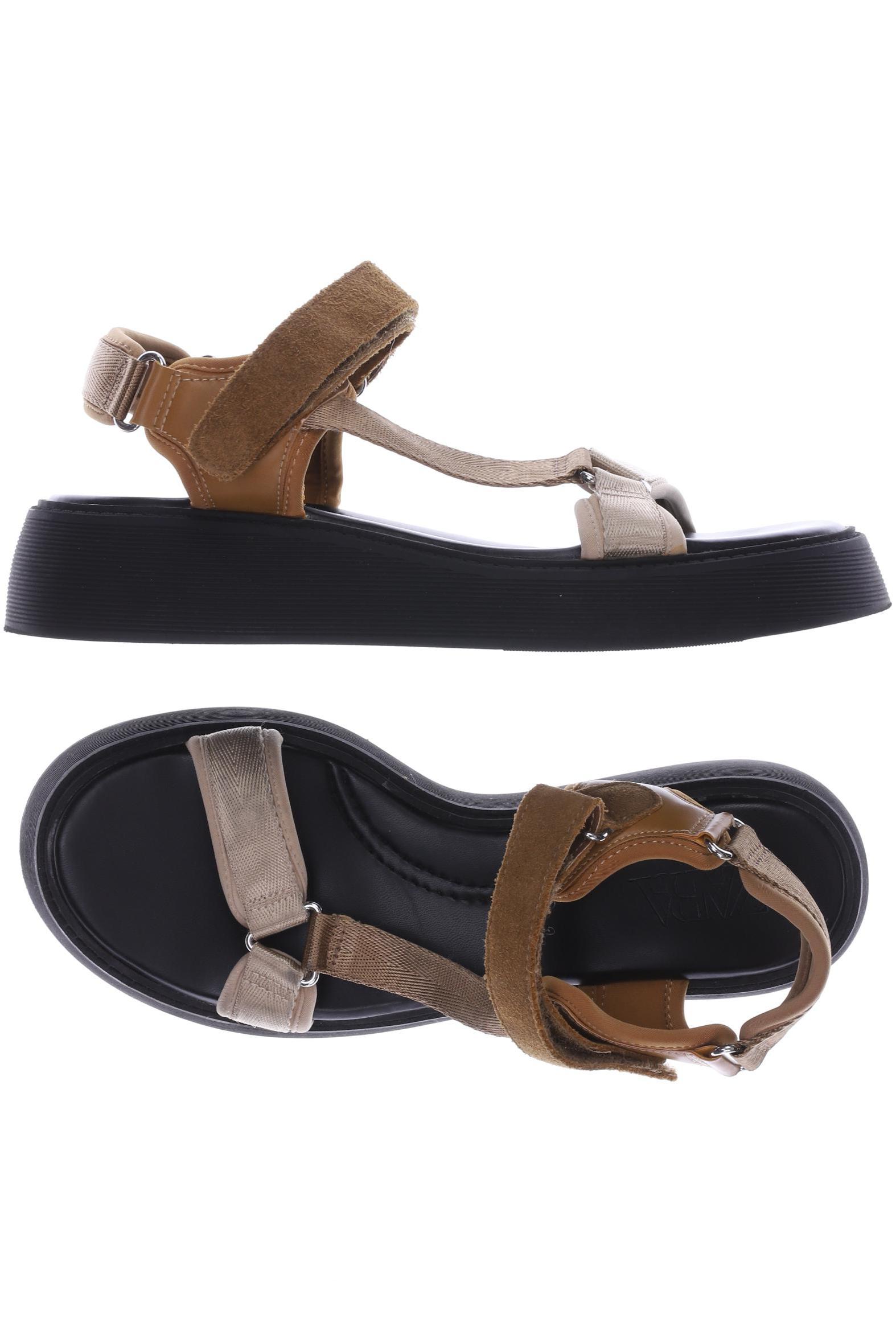 

ZARA Damen Sandale, braun