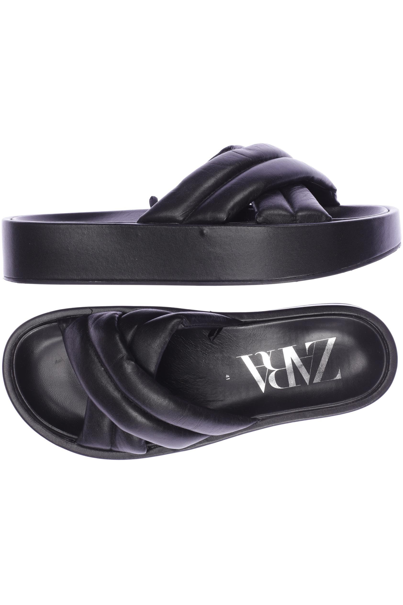 

ZARA Damen Sandale, schwarz