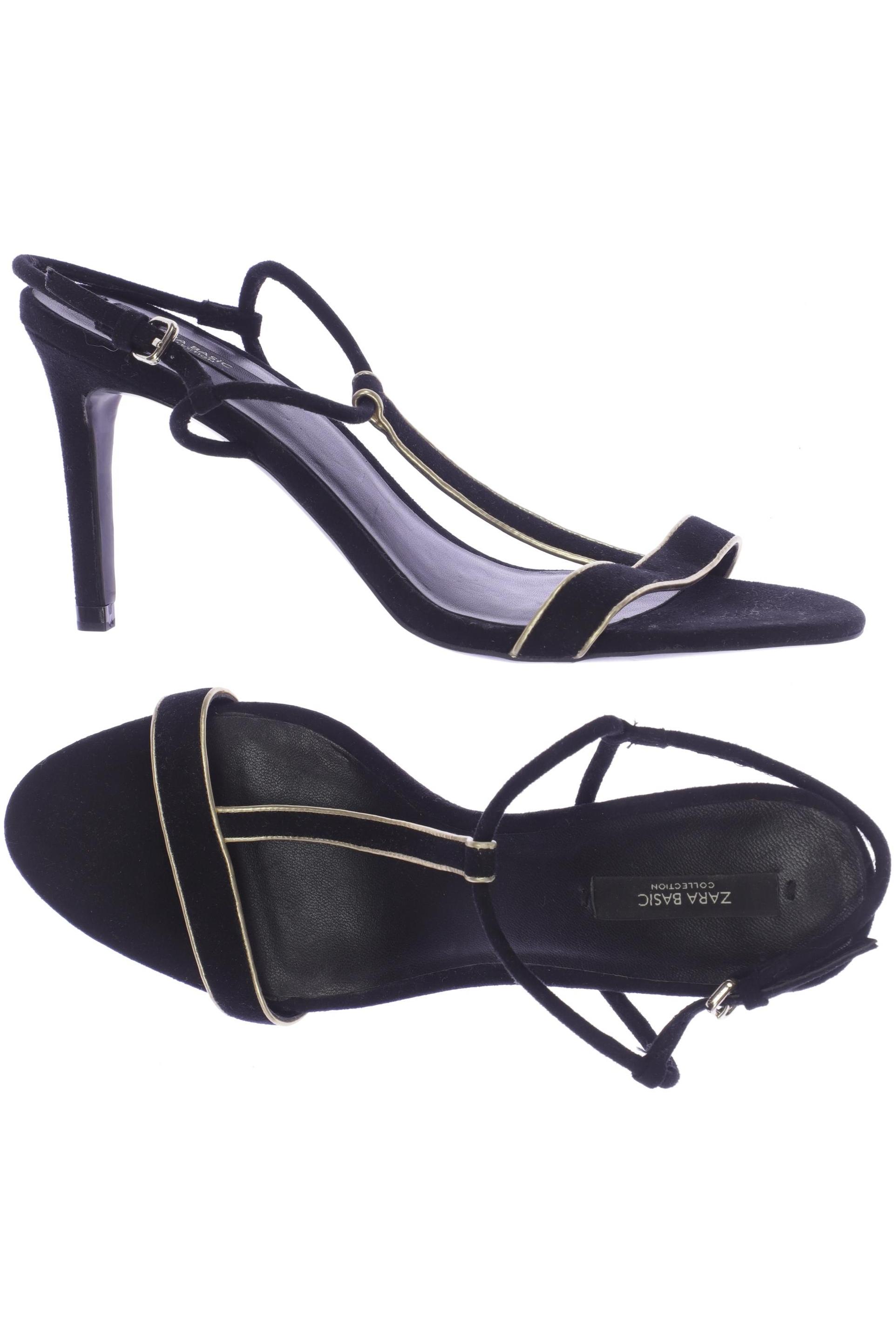 

Zara Damen Sandale, schwarz, Gr. 38