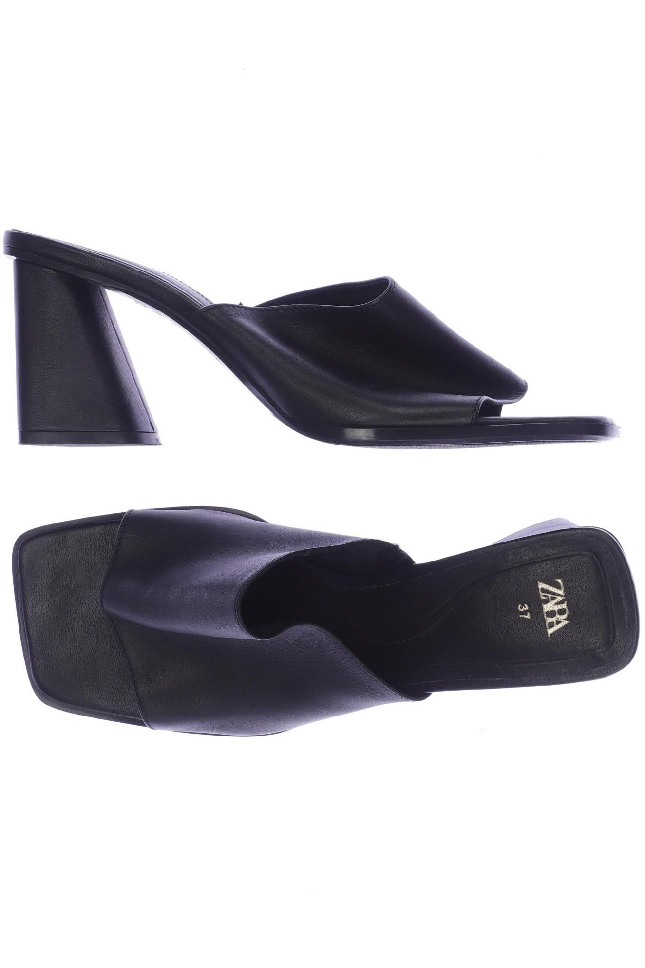 

ZARA Damen Sandale, schwarz