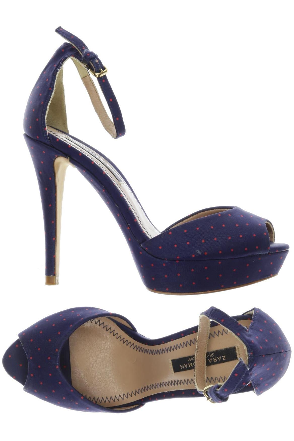 

Zara Damen Sandale, marineblau, Gr. 36