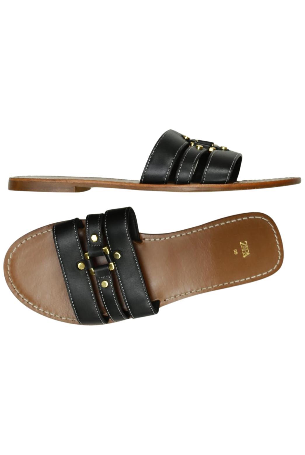 

Zara Damen Sandale, schwarz, Gr. 39