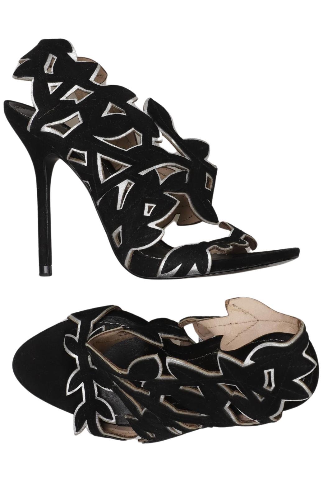 

Zara Damen Sandale, schwarz, Gr. 37