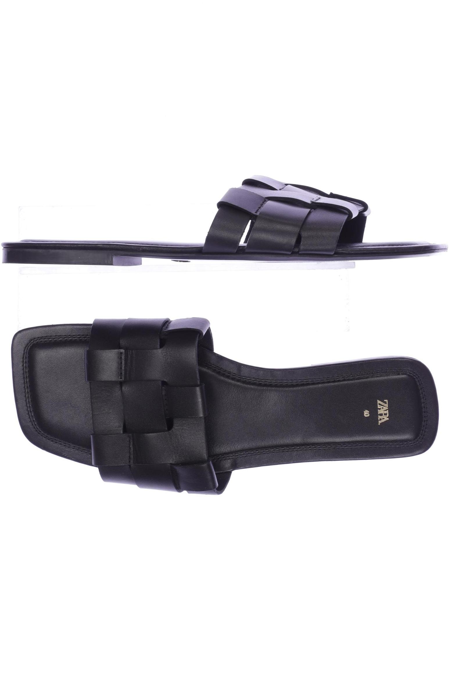 

Zara Damen Sandale, schwarz, Gr. 40