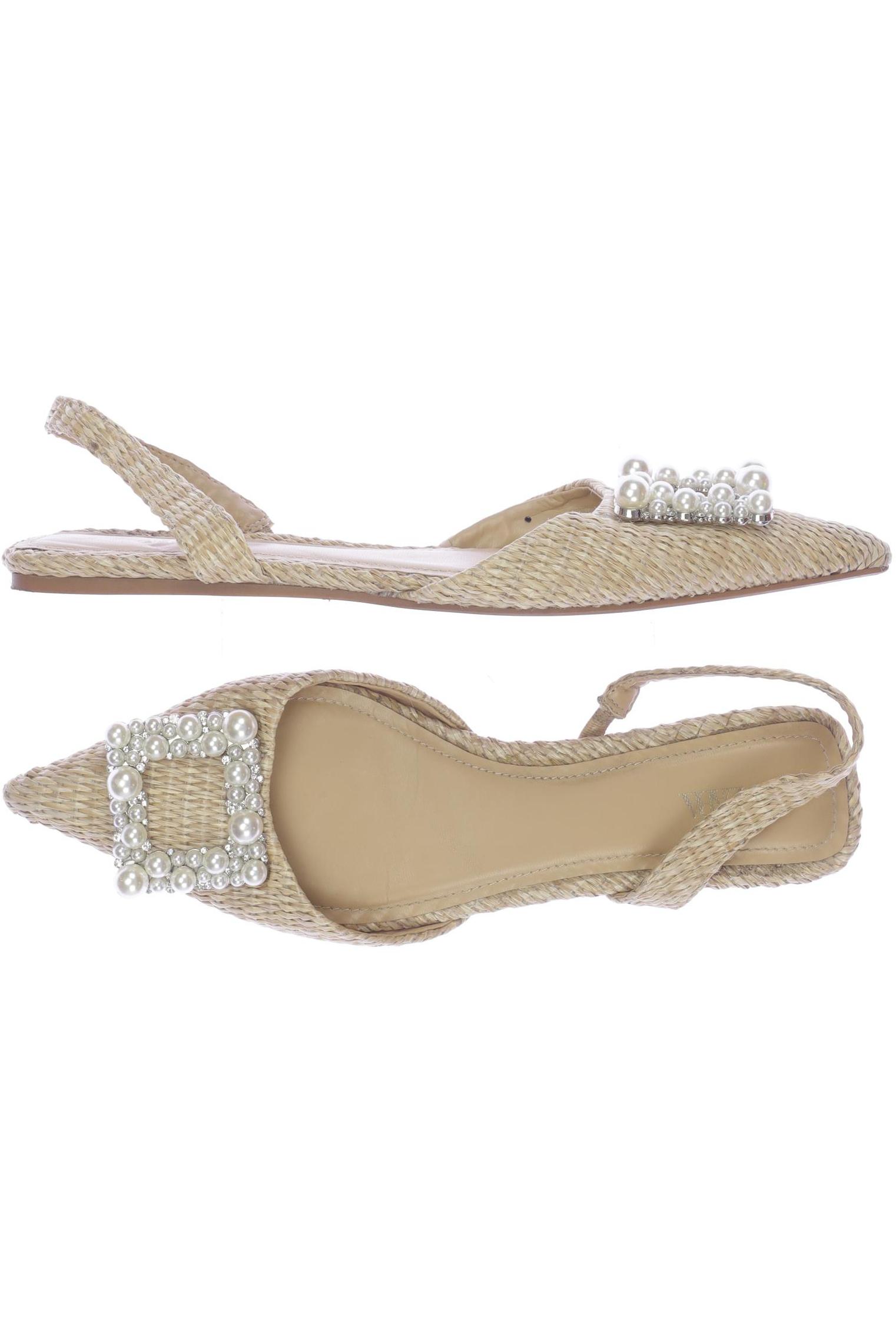 

Zara Damen Sandale, beige, Gr. 39