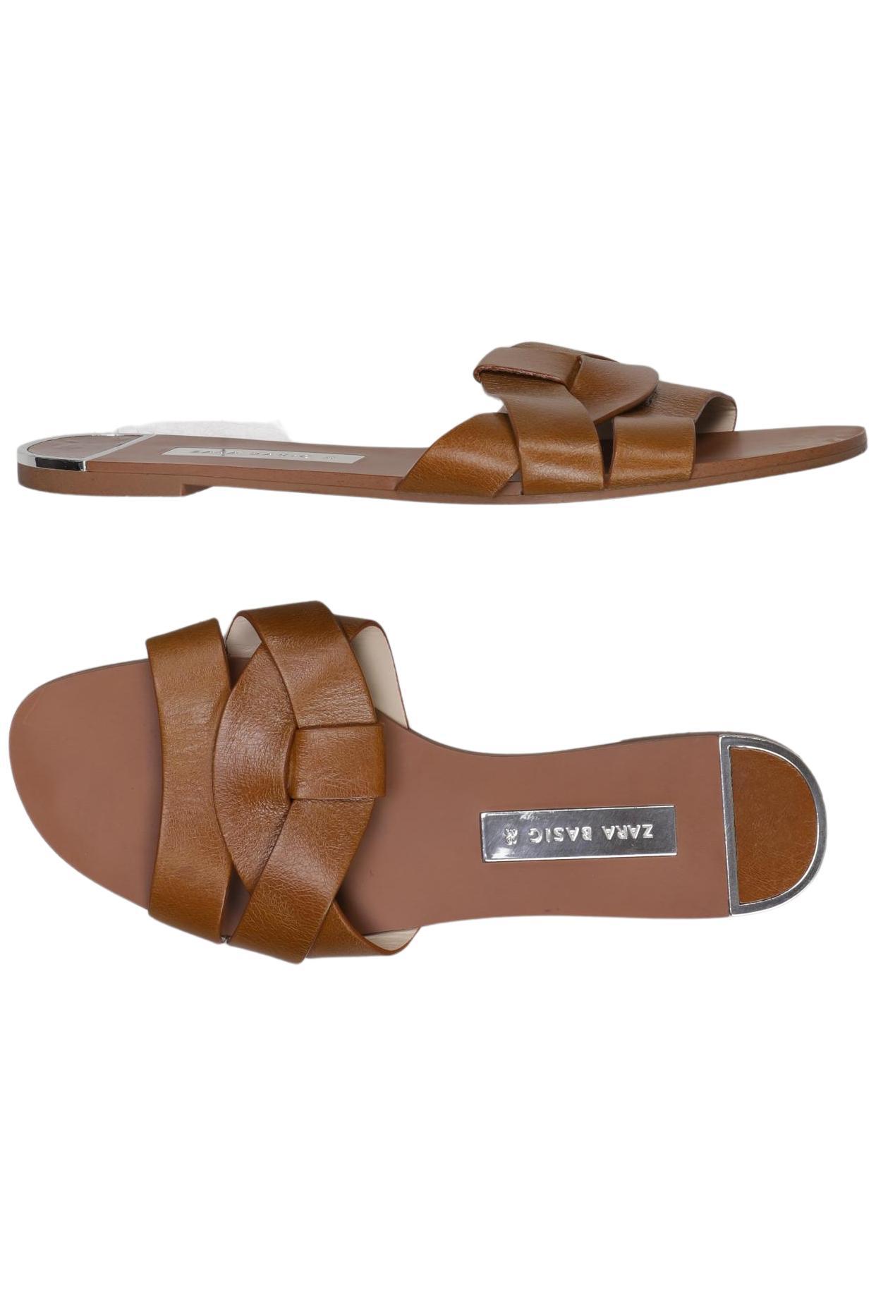 

Zara Damen Sandale, braun, Gr. 38