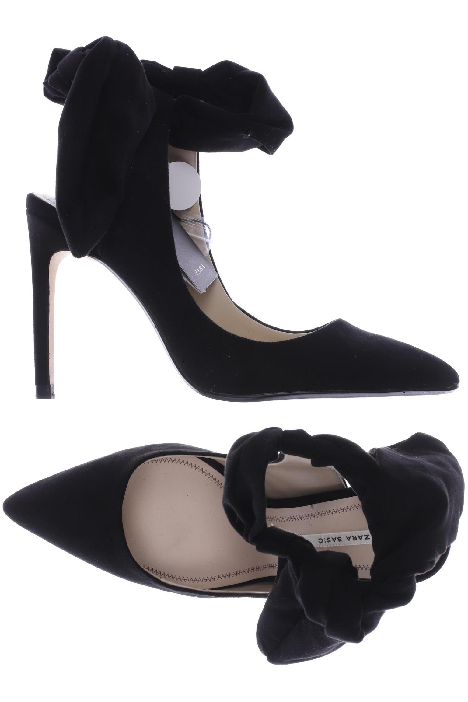 

ZARA Damen Sandale, schwarz