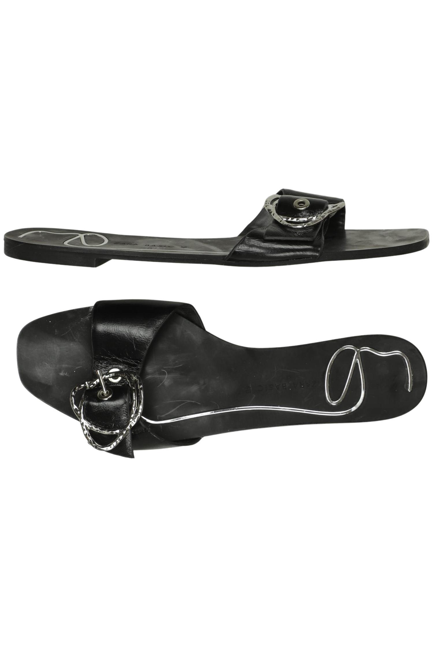 

Zara Damen Sandale, schwarz, Gr. 40