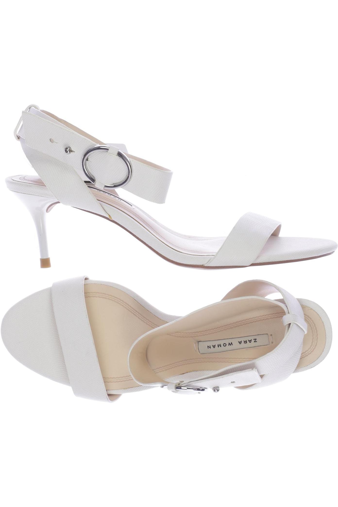 

ZARA Damen Sandale, weiß