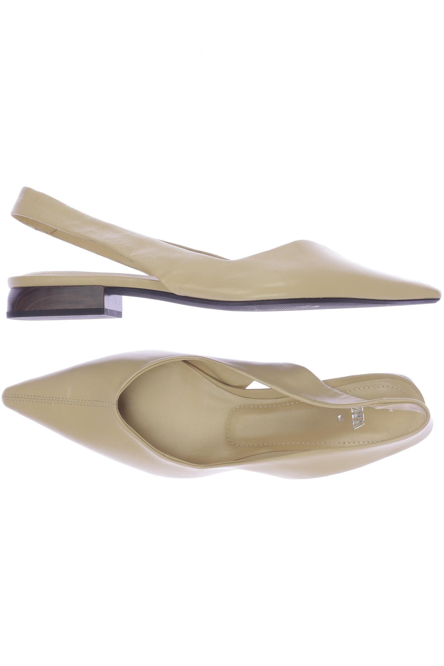 

ZARA Damen Sandale, beige